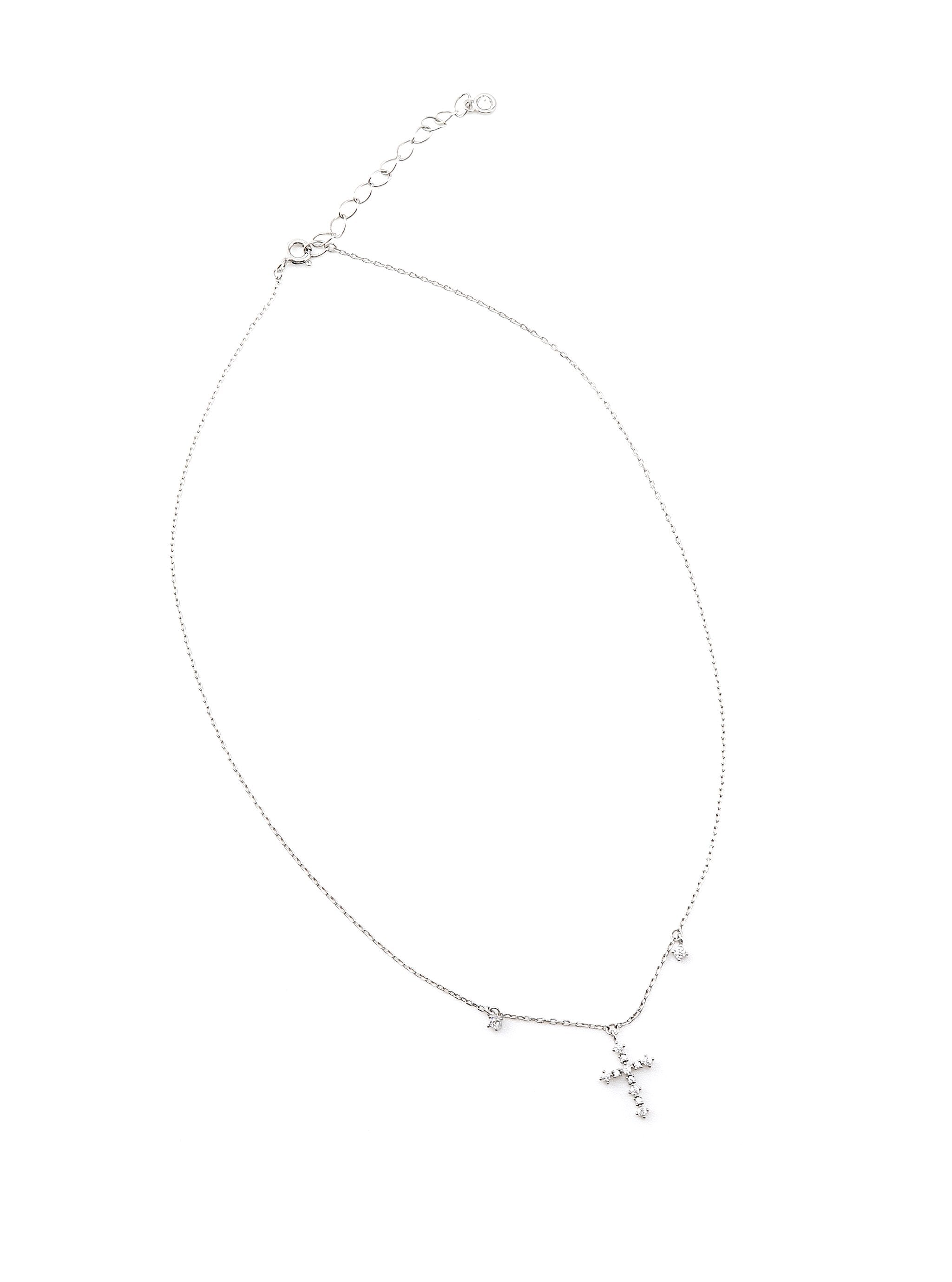 KAORI SILVER NECKLACE - Simplique Mode