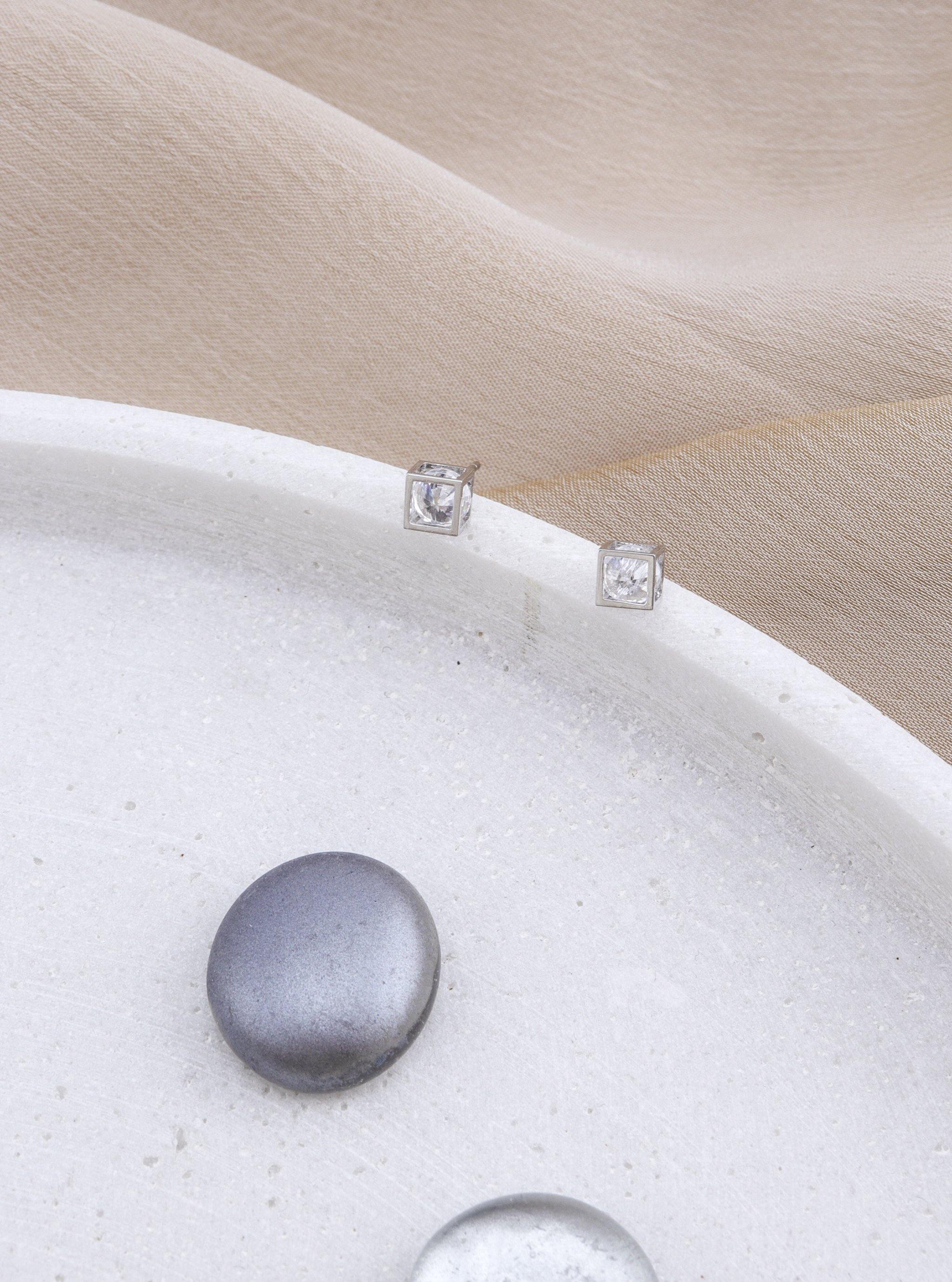 KAYE SILVER EARRINGS - Simplique Mode