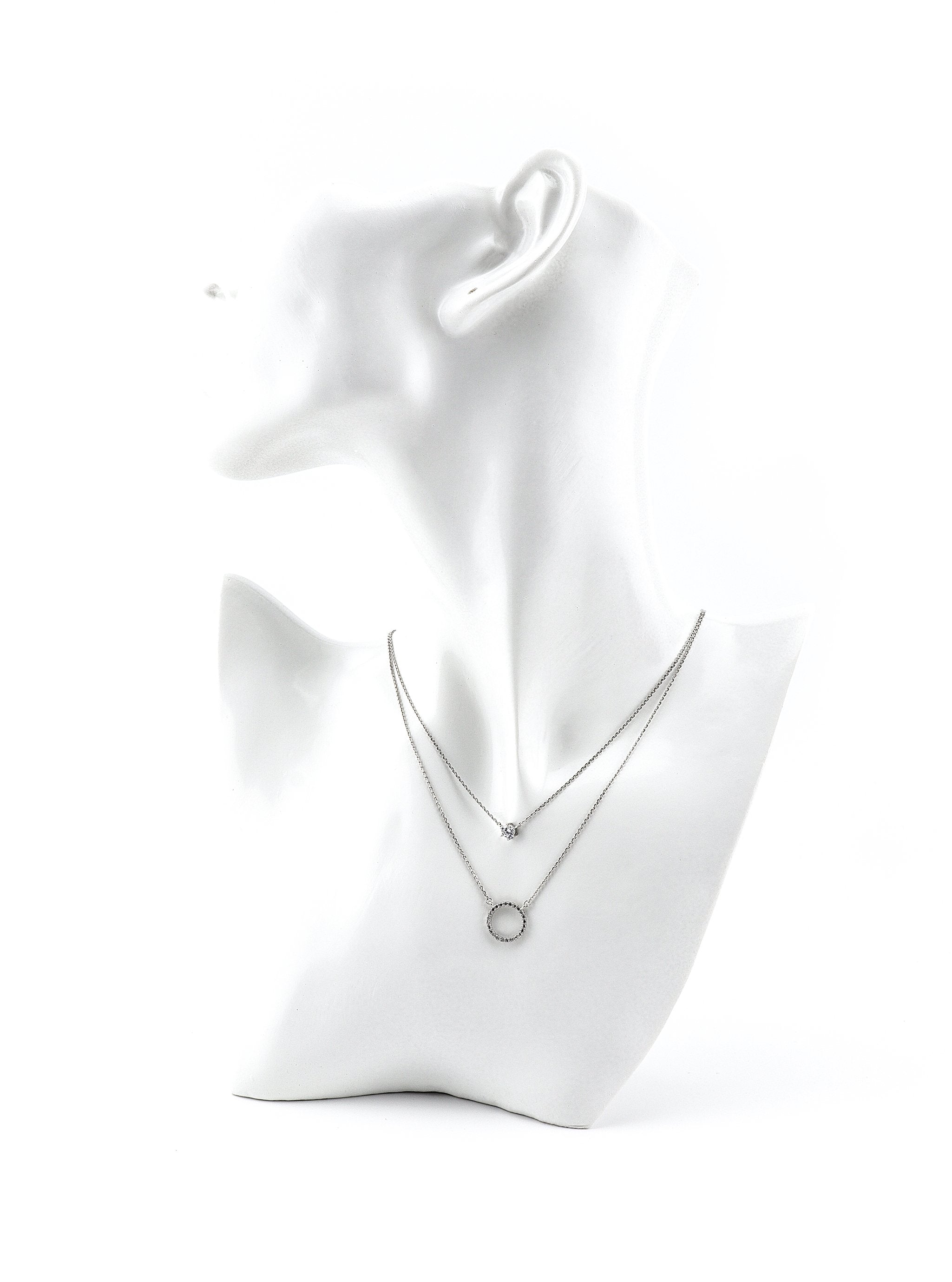 KASS SILVER NECKLACE - Simplique Mode