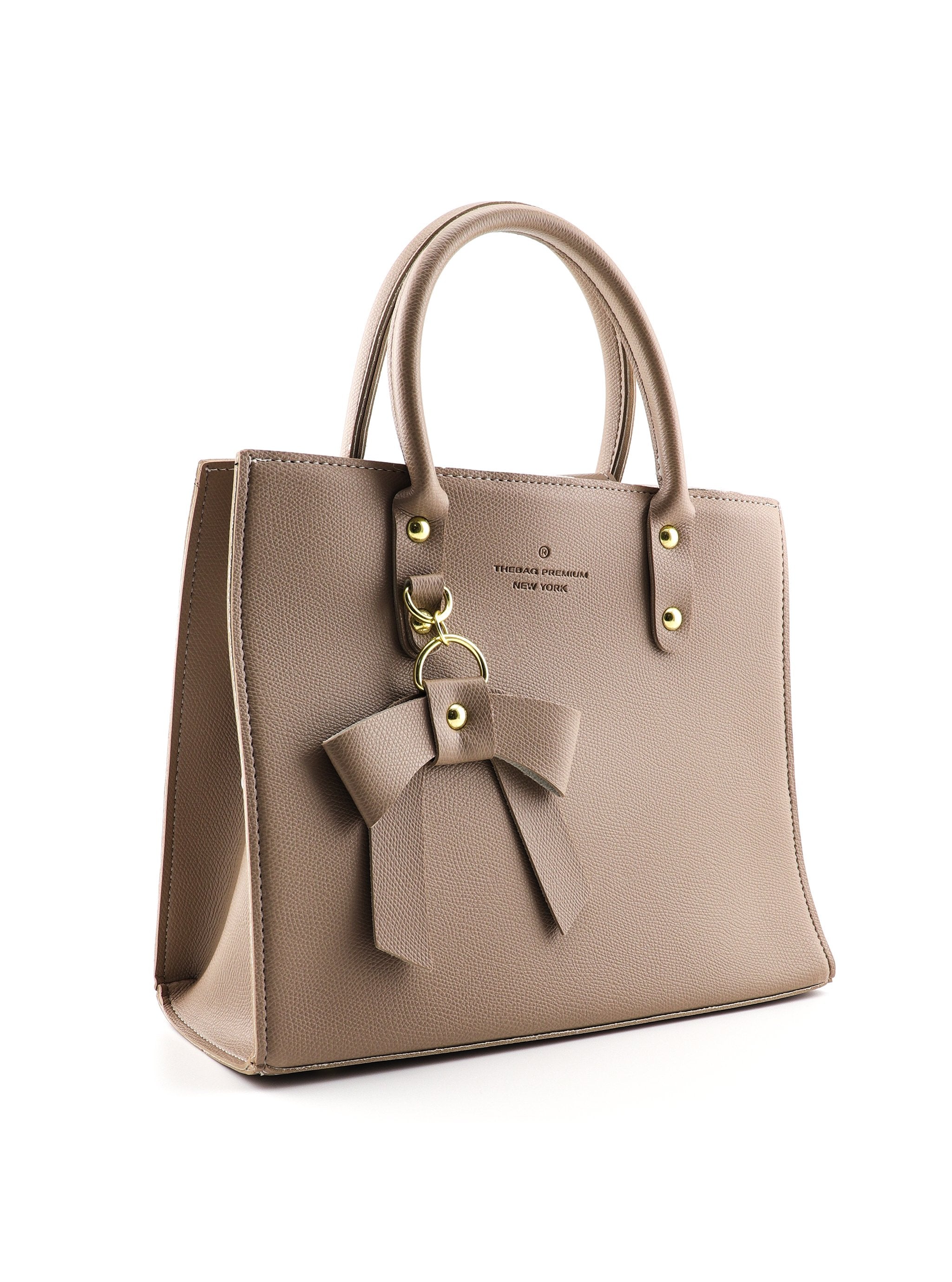 BAIZE TOP HANDLE TOTE - Simplique Mode