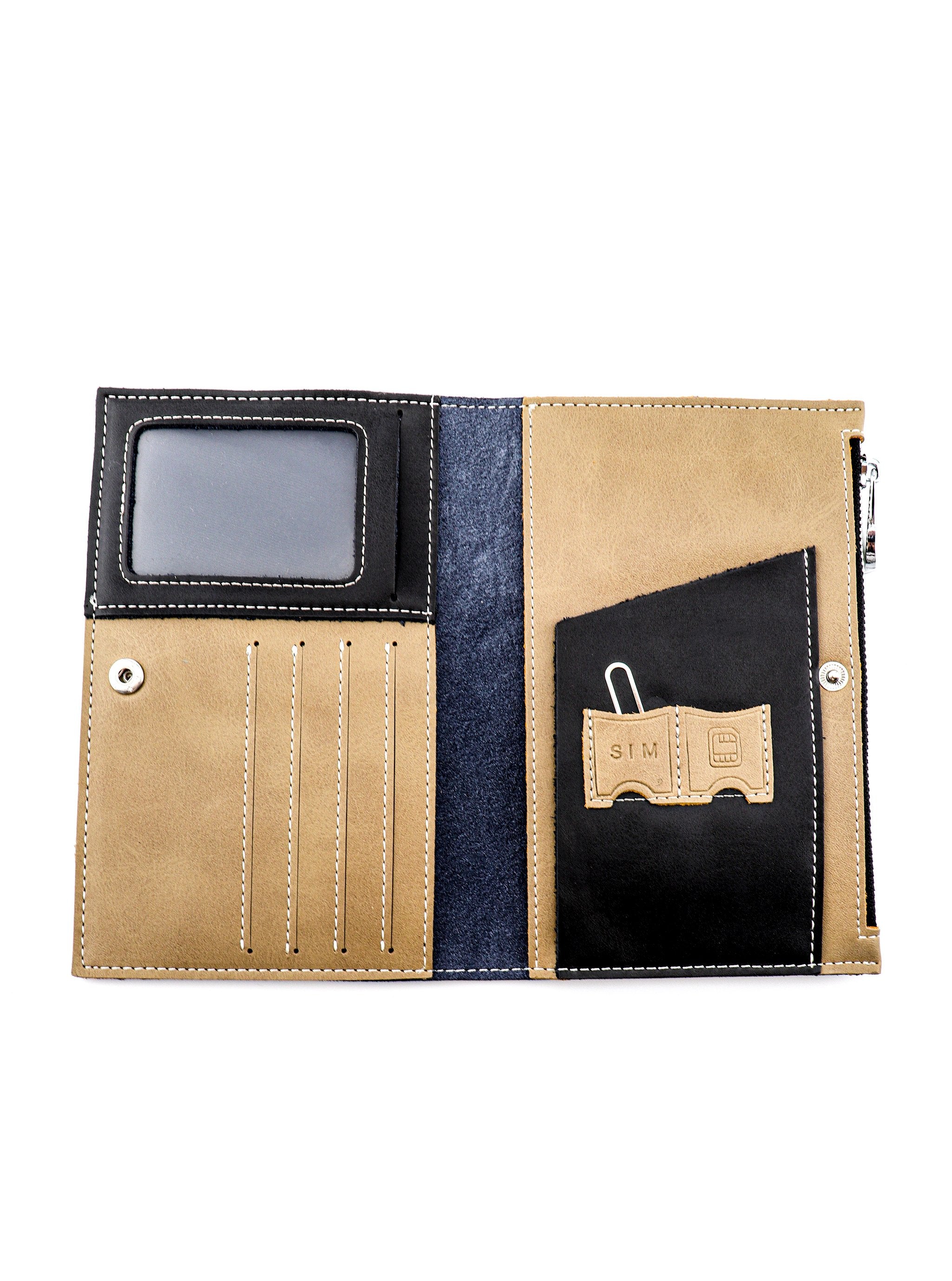 ZIVEN LEATHER PASSPORT HOLDER - Simplique Mode