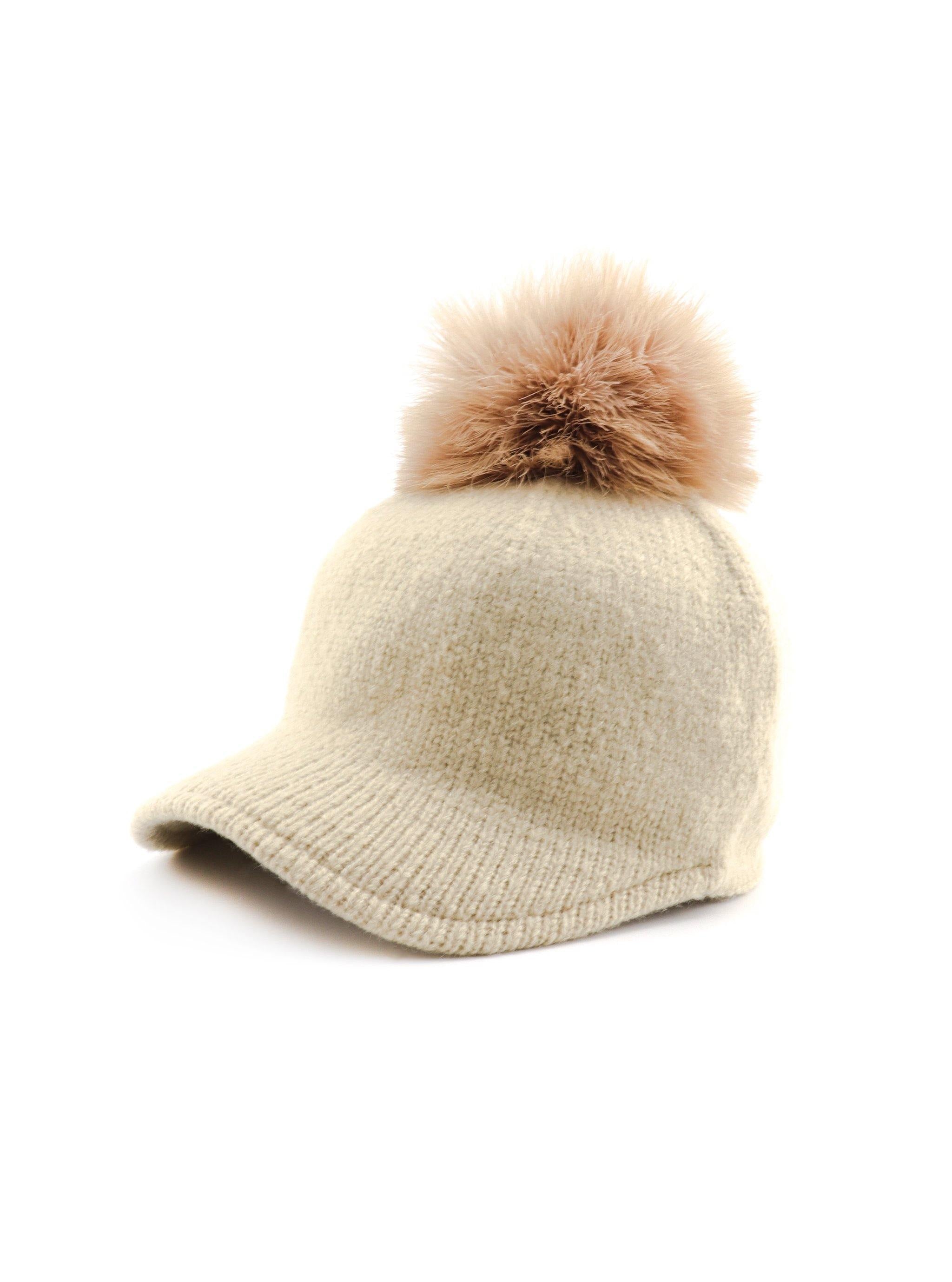 HAISLEY KNIT POM CAP - Simplique Mode