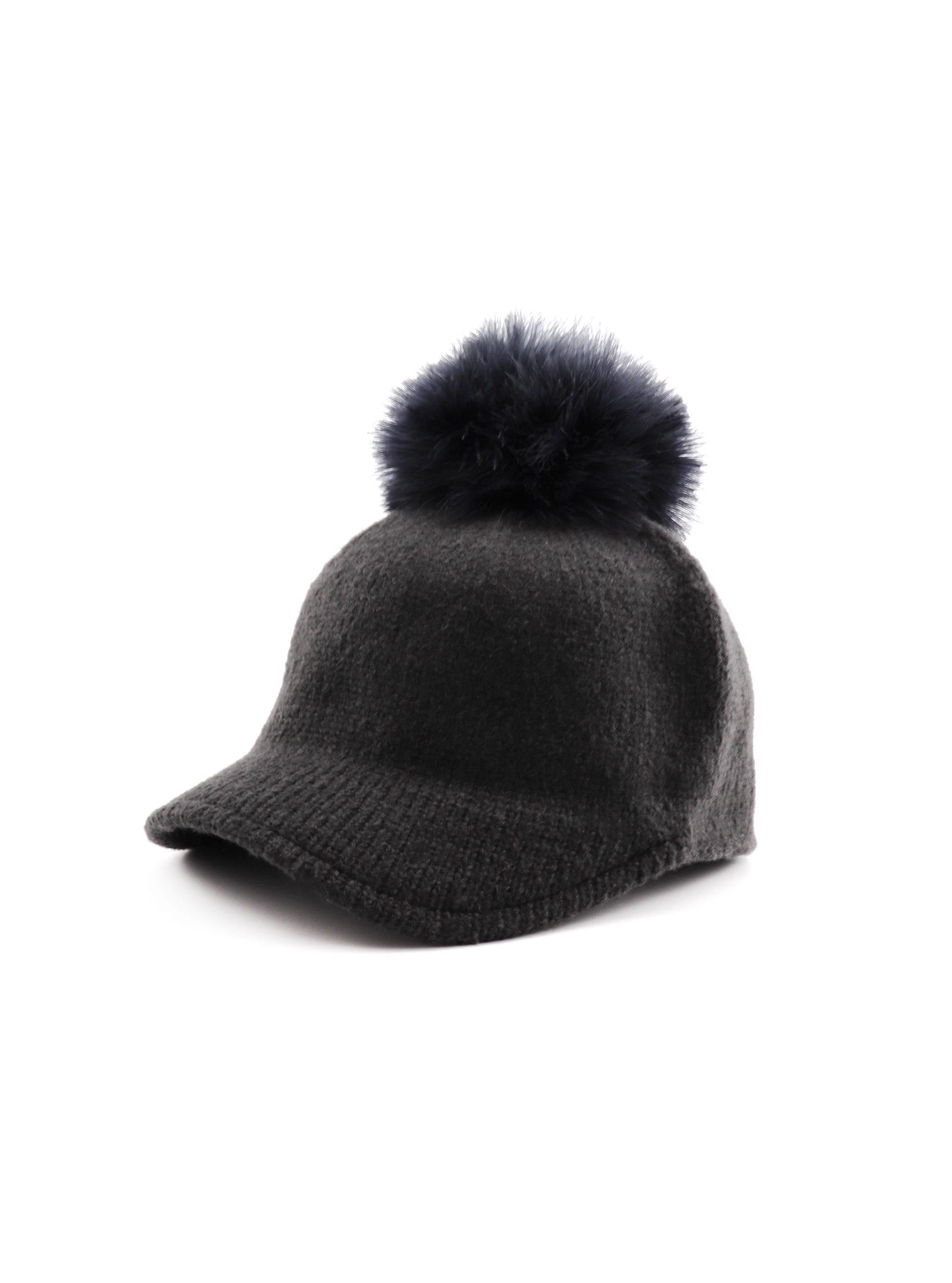 HAISLEY KNIT POM CAP - Simplique Mode