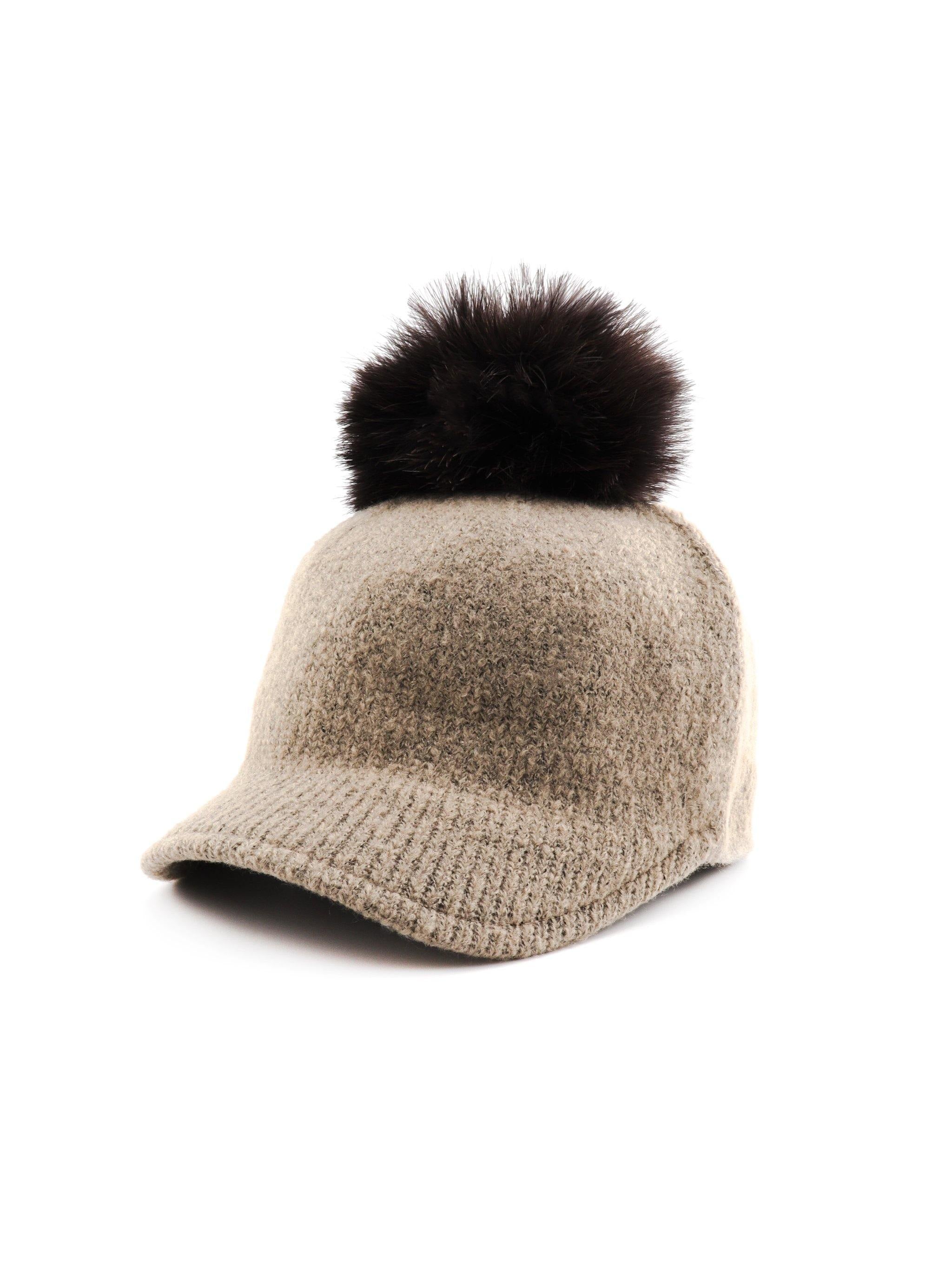 HAISLEY KNIT POM CAP - Simplique Mode
