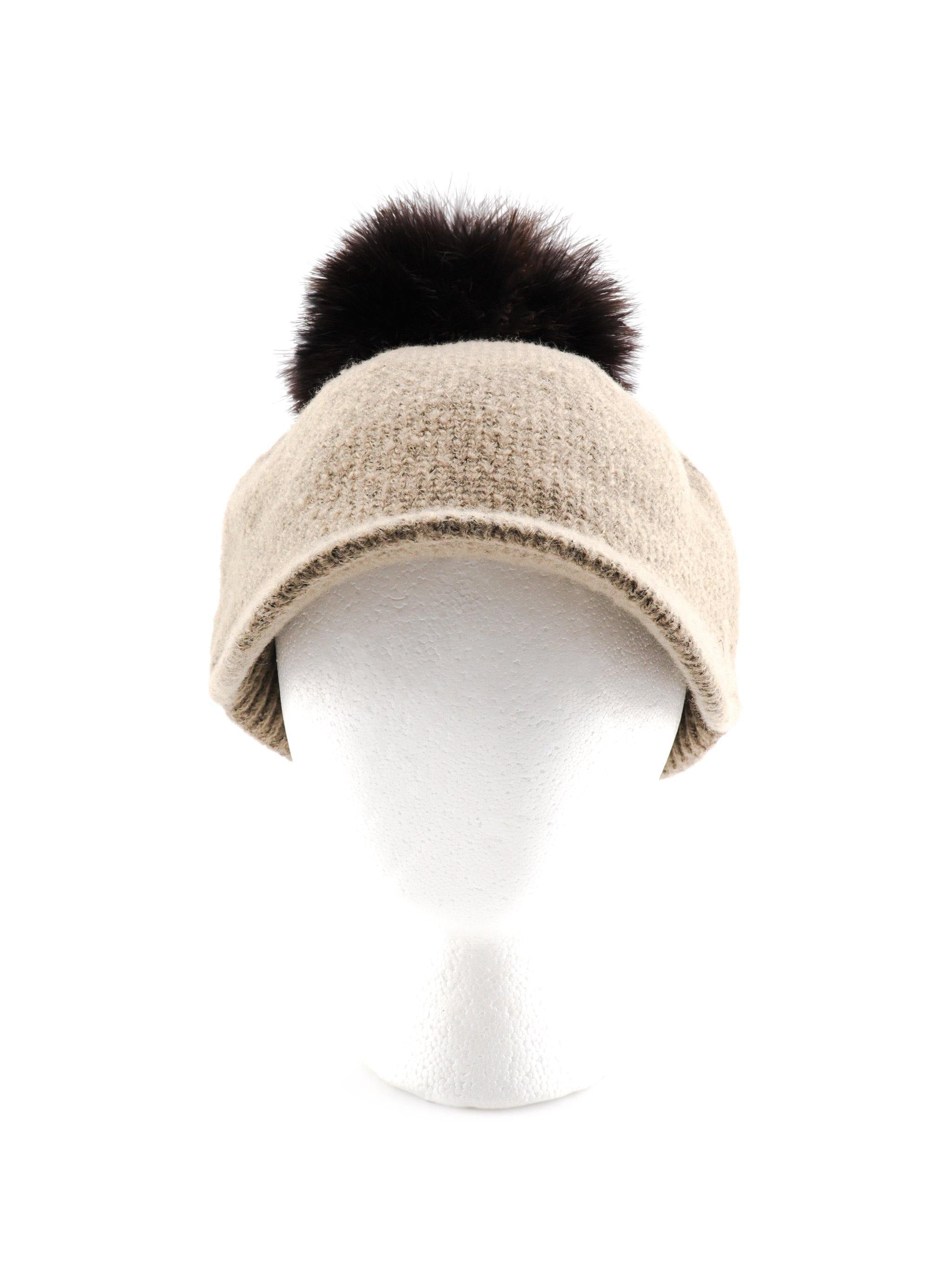 HAISLEY KNIT POM CAP - Simplique Mode