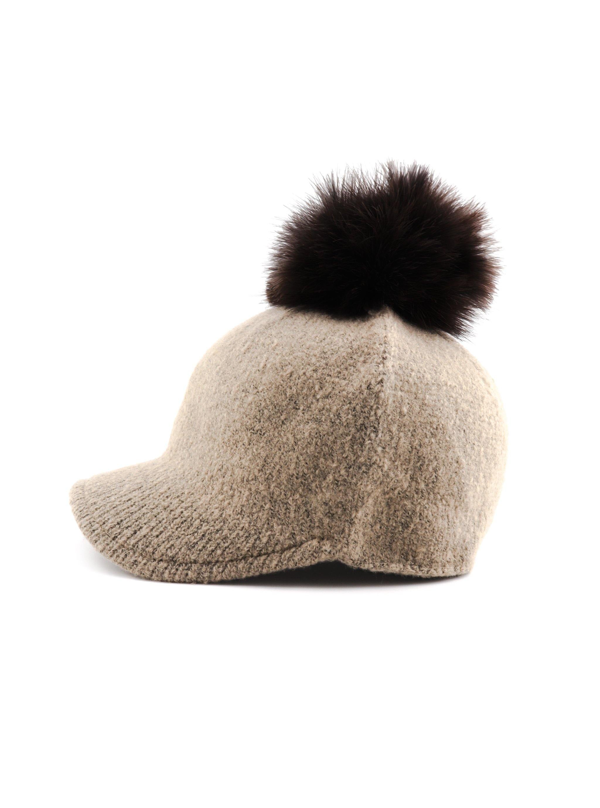 HAISLEY KNIT POM CAP - Simplique Mode