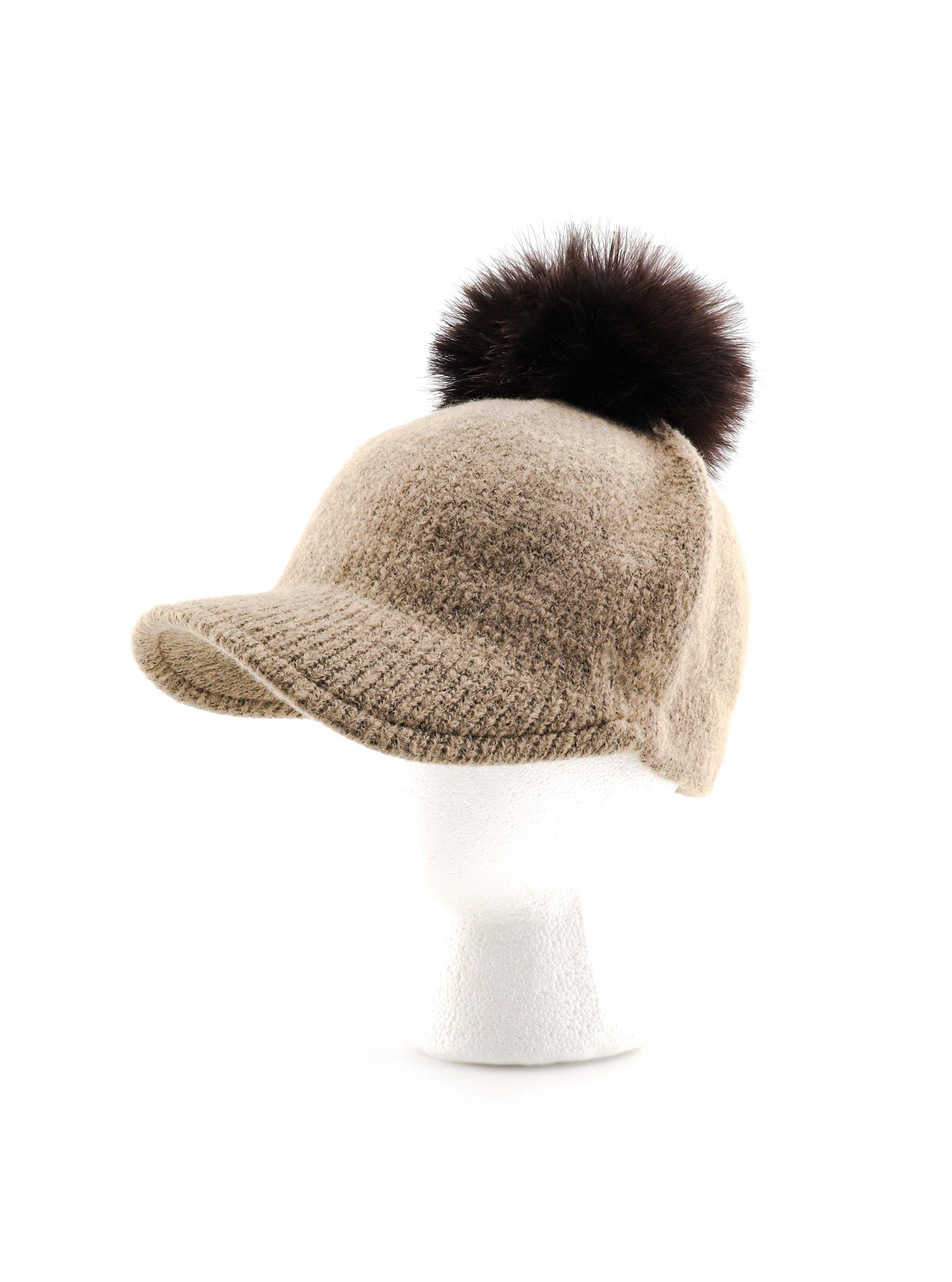 HAISLEY KNIT POM CAP - Simplique Mode