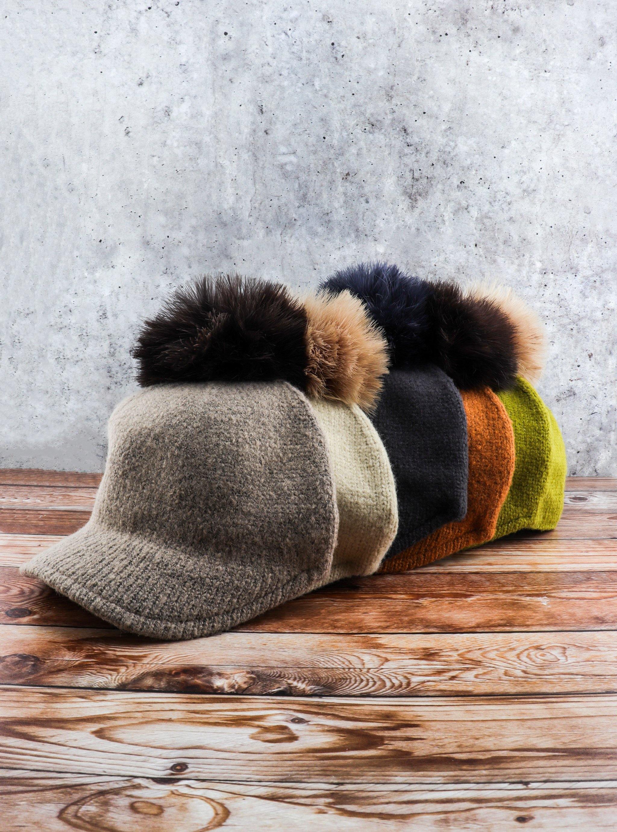 HAISLEY KNIT POM CAP - Simplique Mode