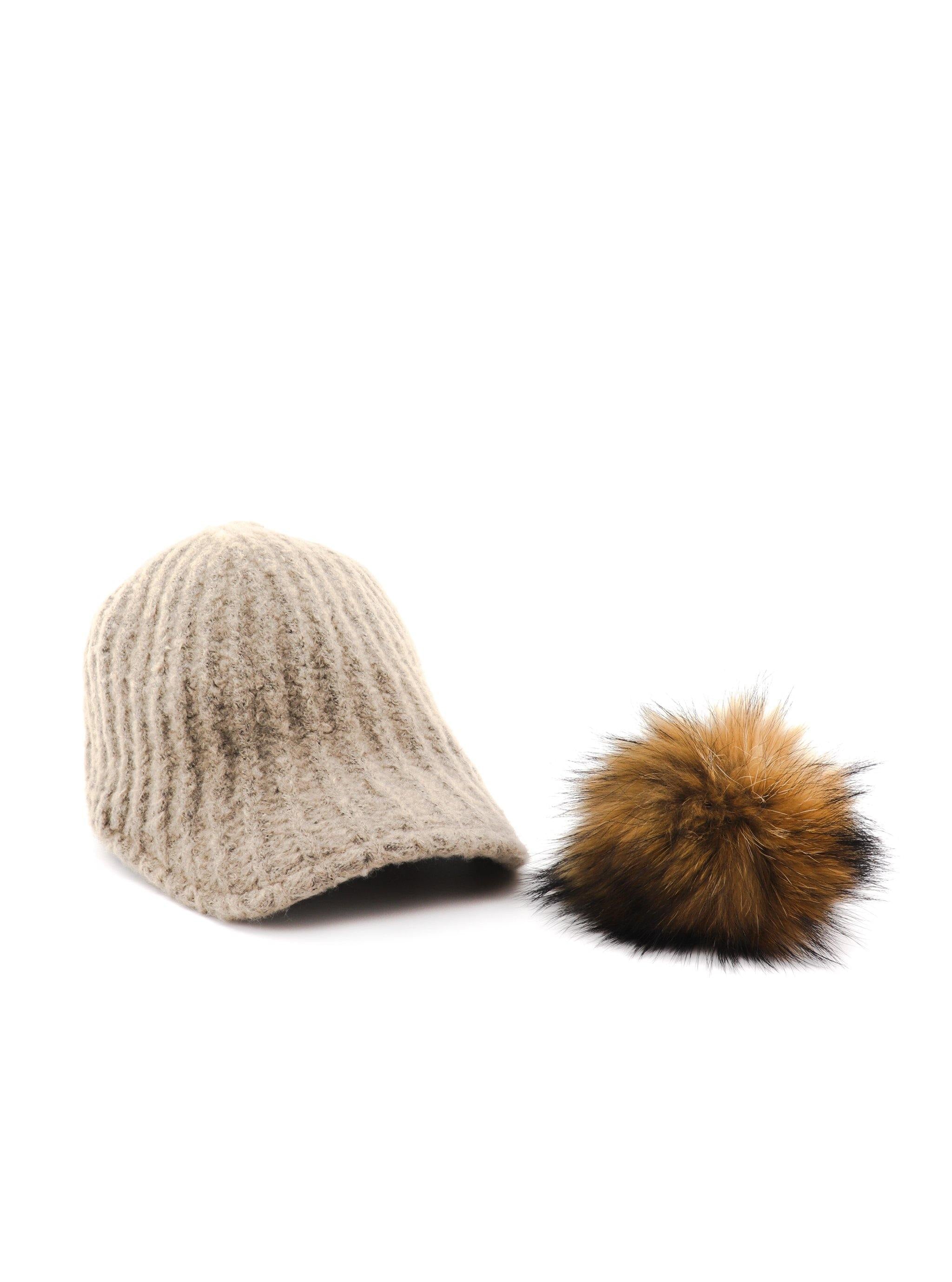 HIBA KNIT POM CAP - Simplique Mode