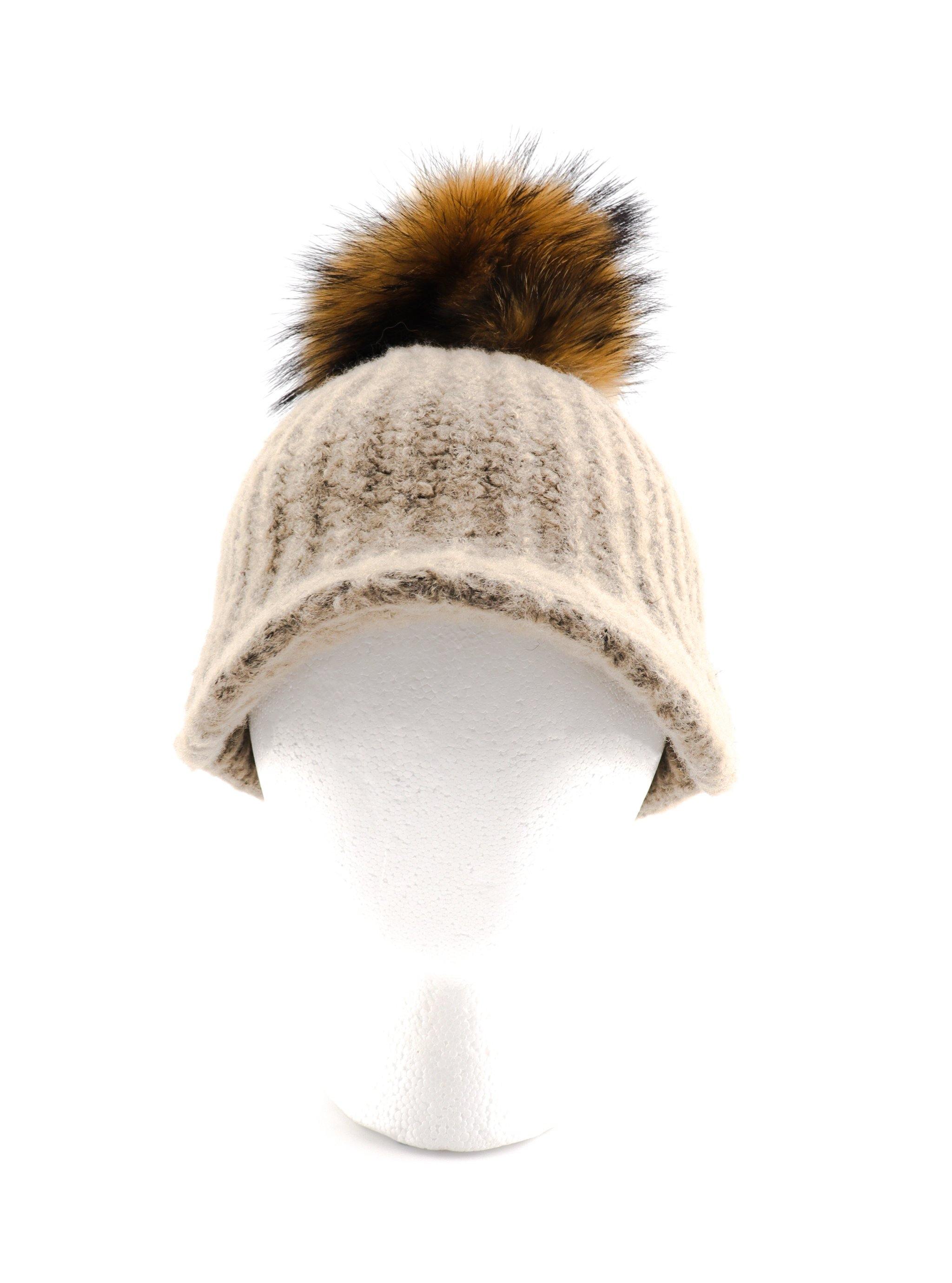 HIBA KNIT POM CAP - Simplique Mode