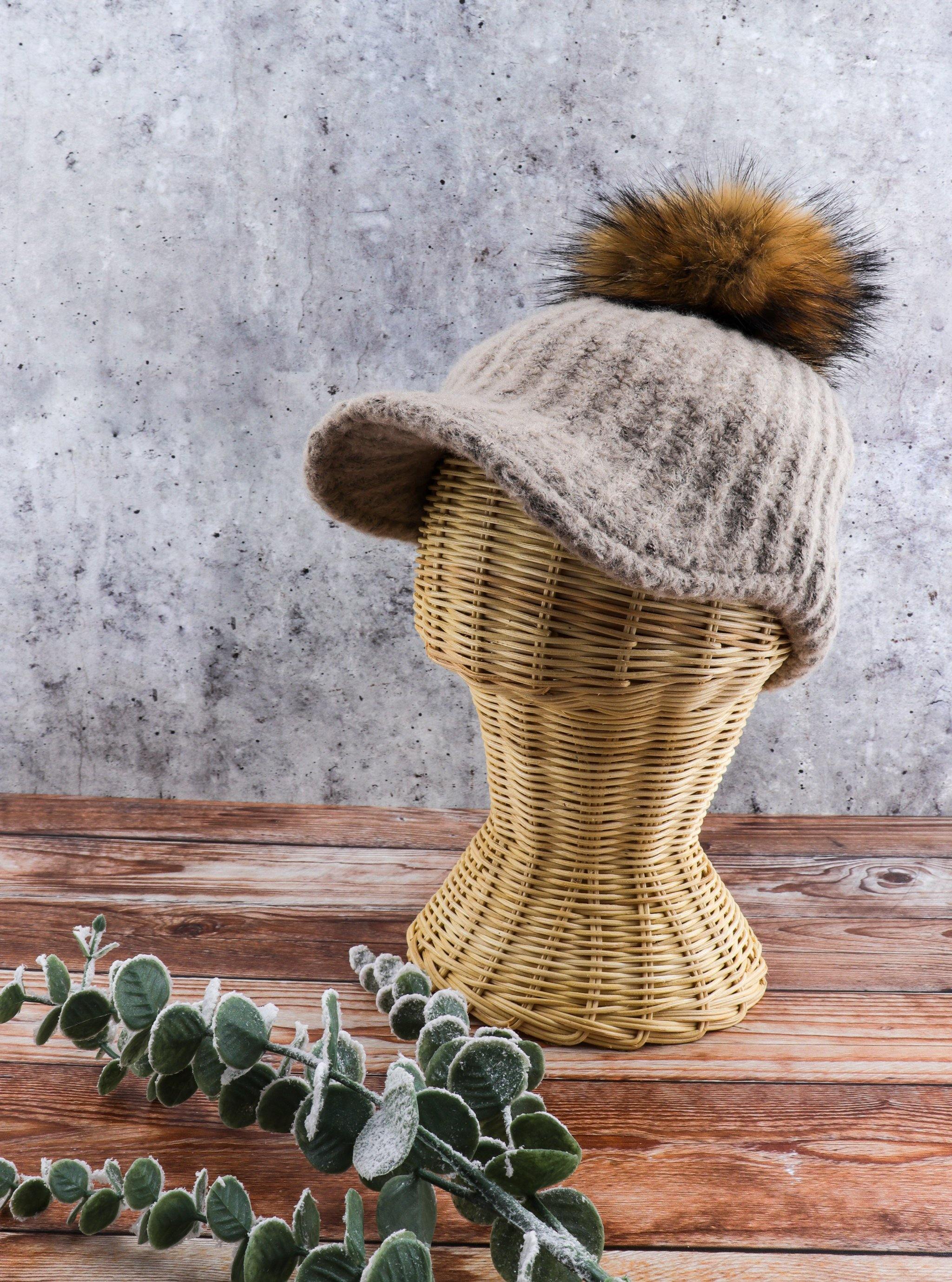 HIBA KNIT POM CAP - Simplique Mode