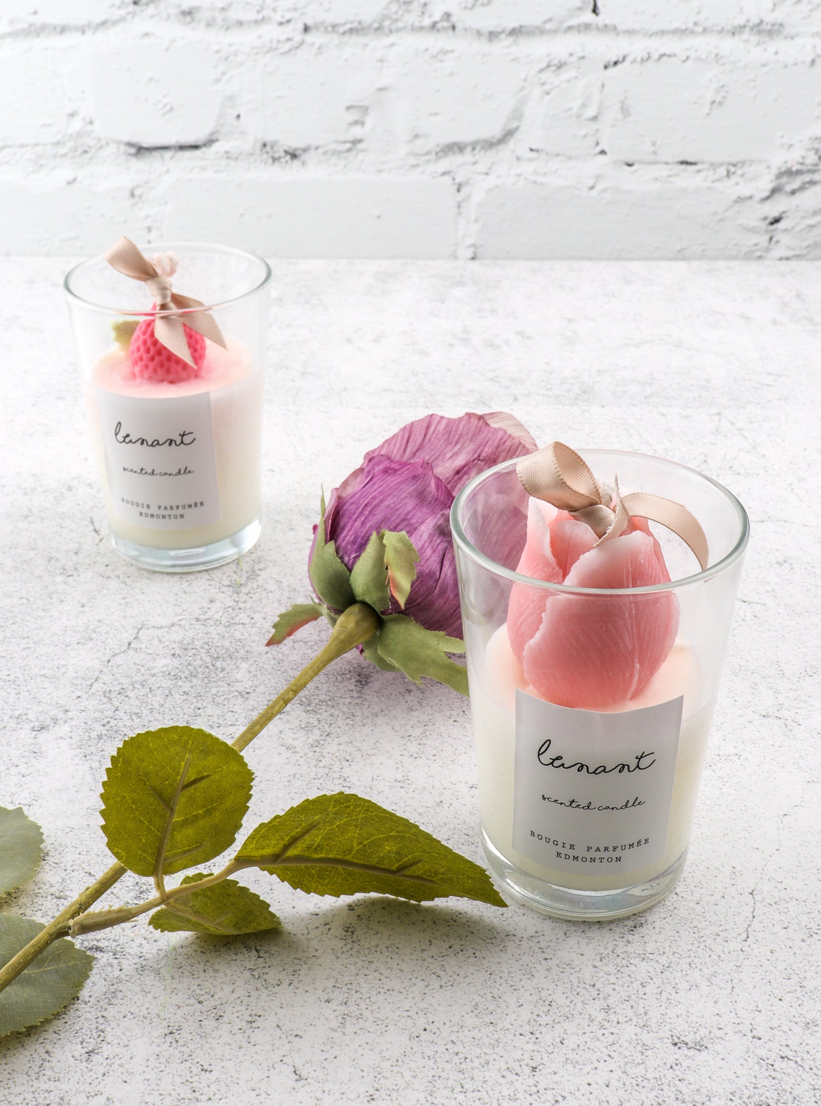 PINK TULIP CANDLE