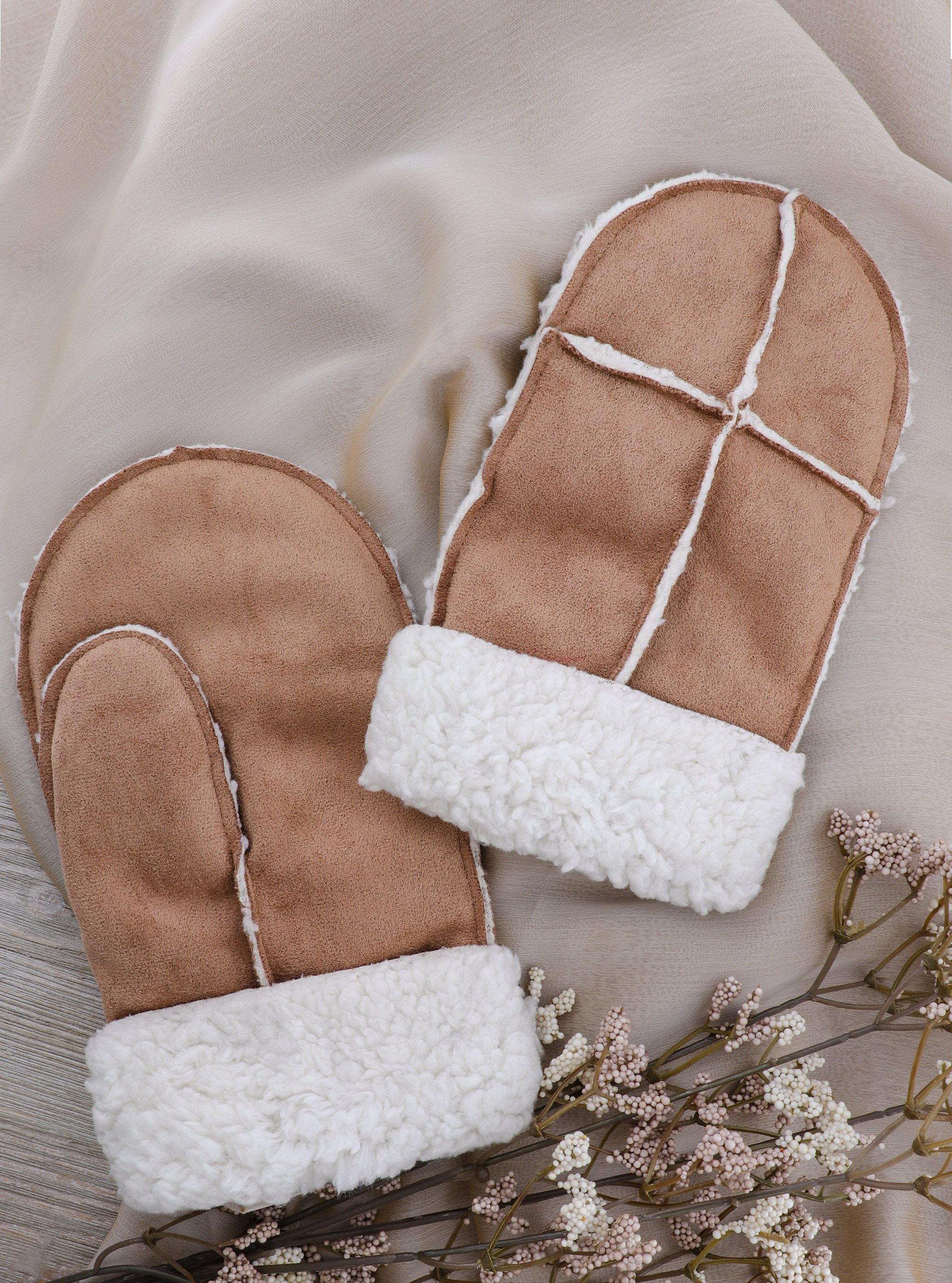 PIA FAUX MOUTON GLOVES - Simplique Mode