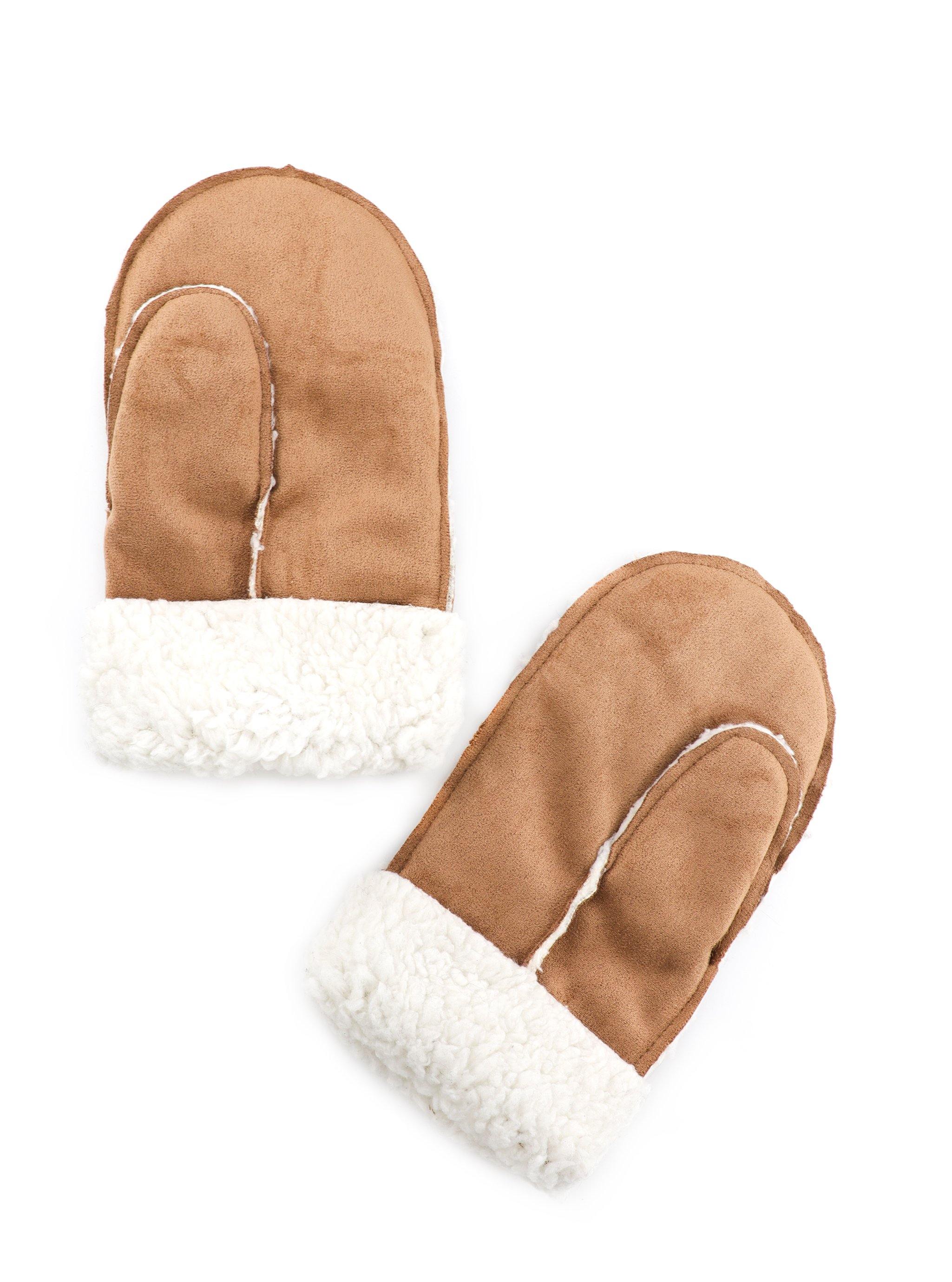 PIA FAUX MOUTON GLOVES - Simplique Mode