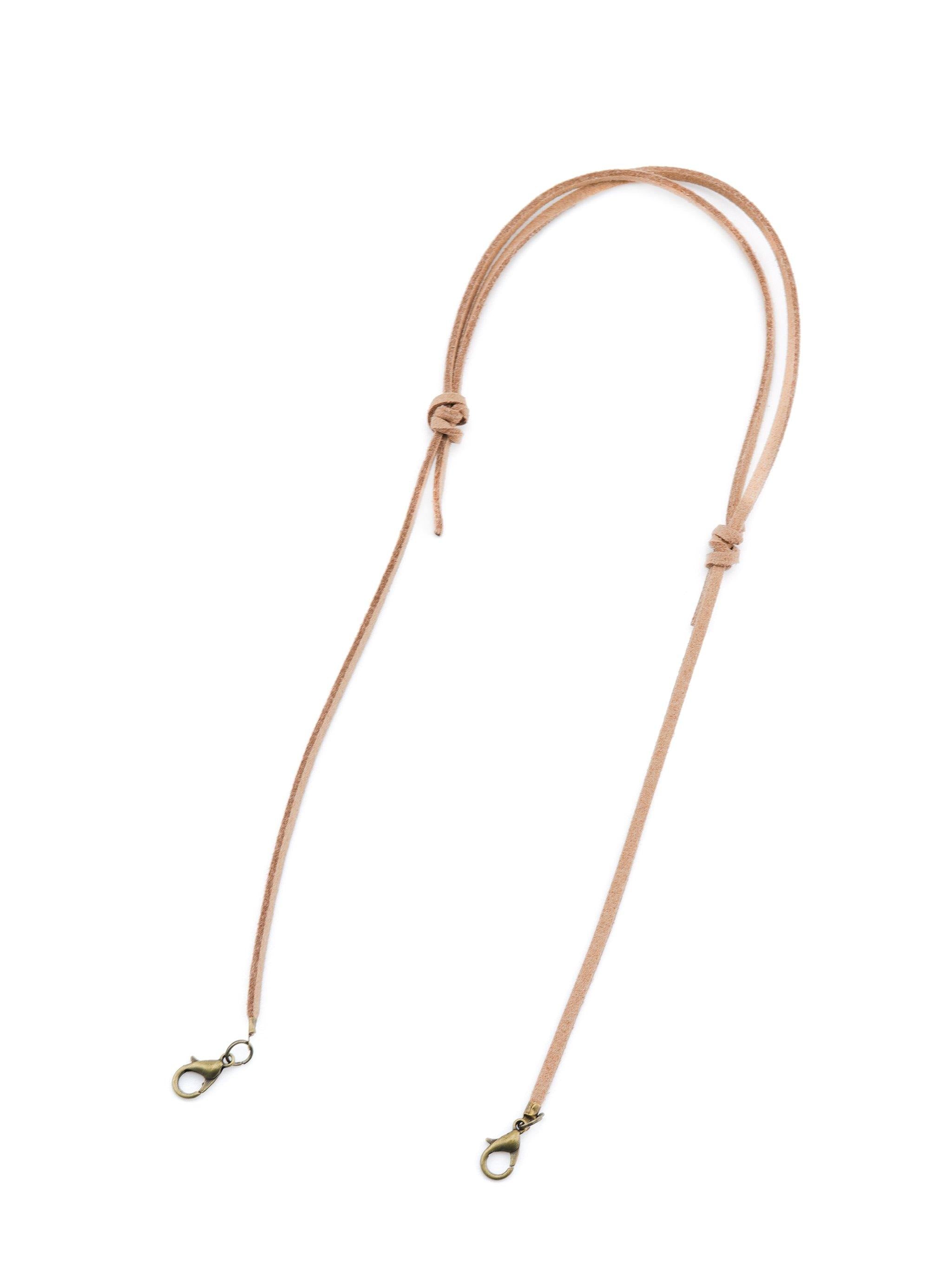 FACE MASK FAUX LEATHER STRAP - Simplique Mode