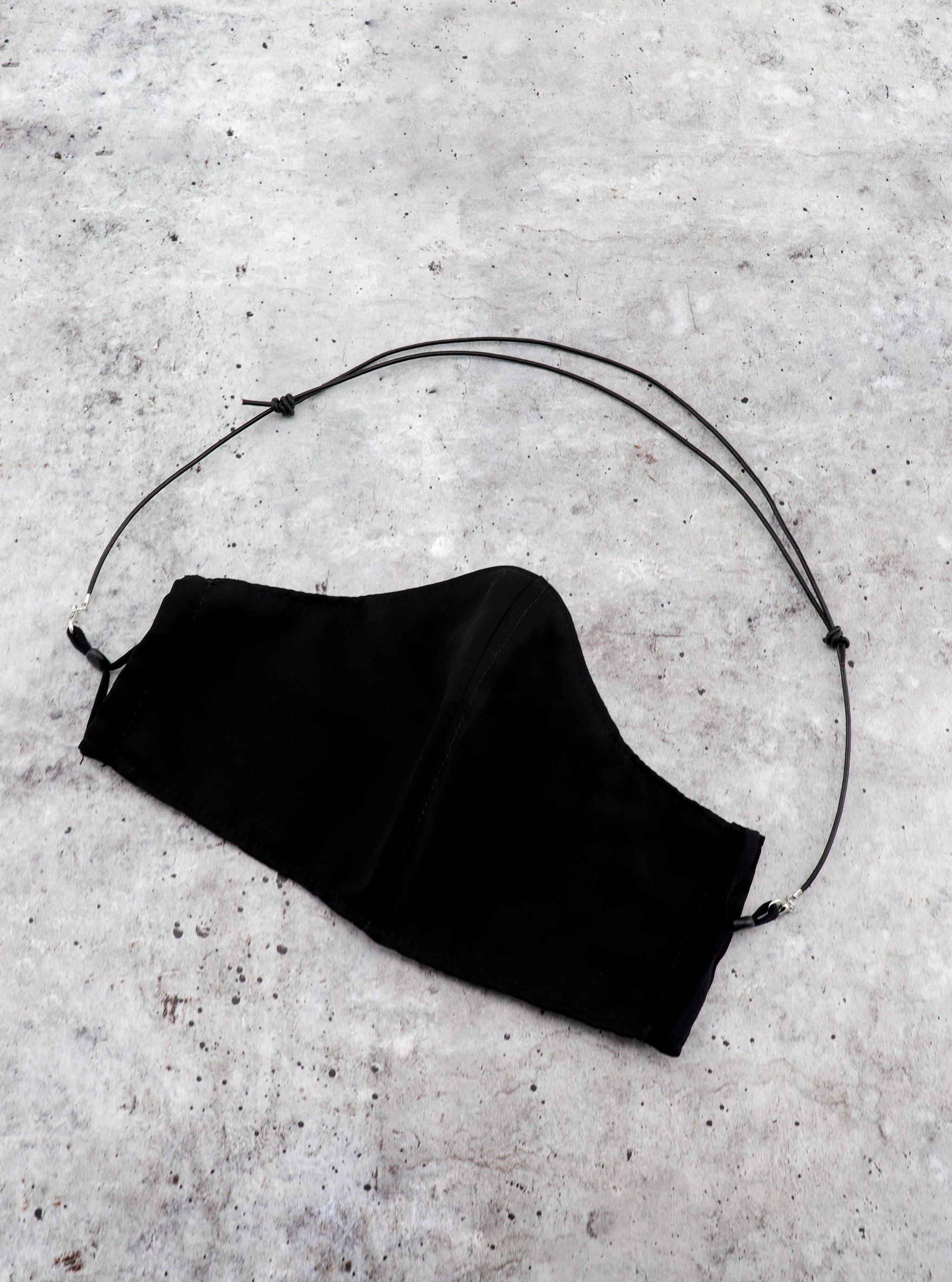 FACE MASK LEATHER CORD STRAP - Simplique Mode