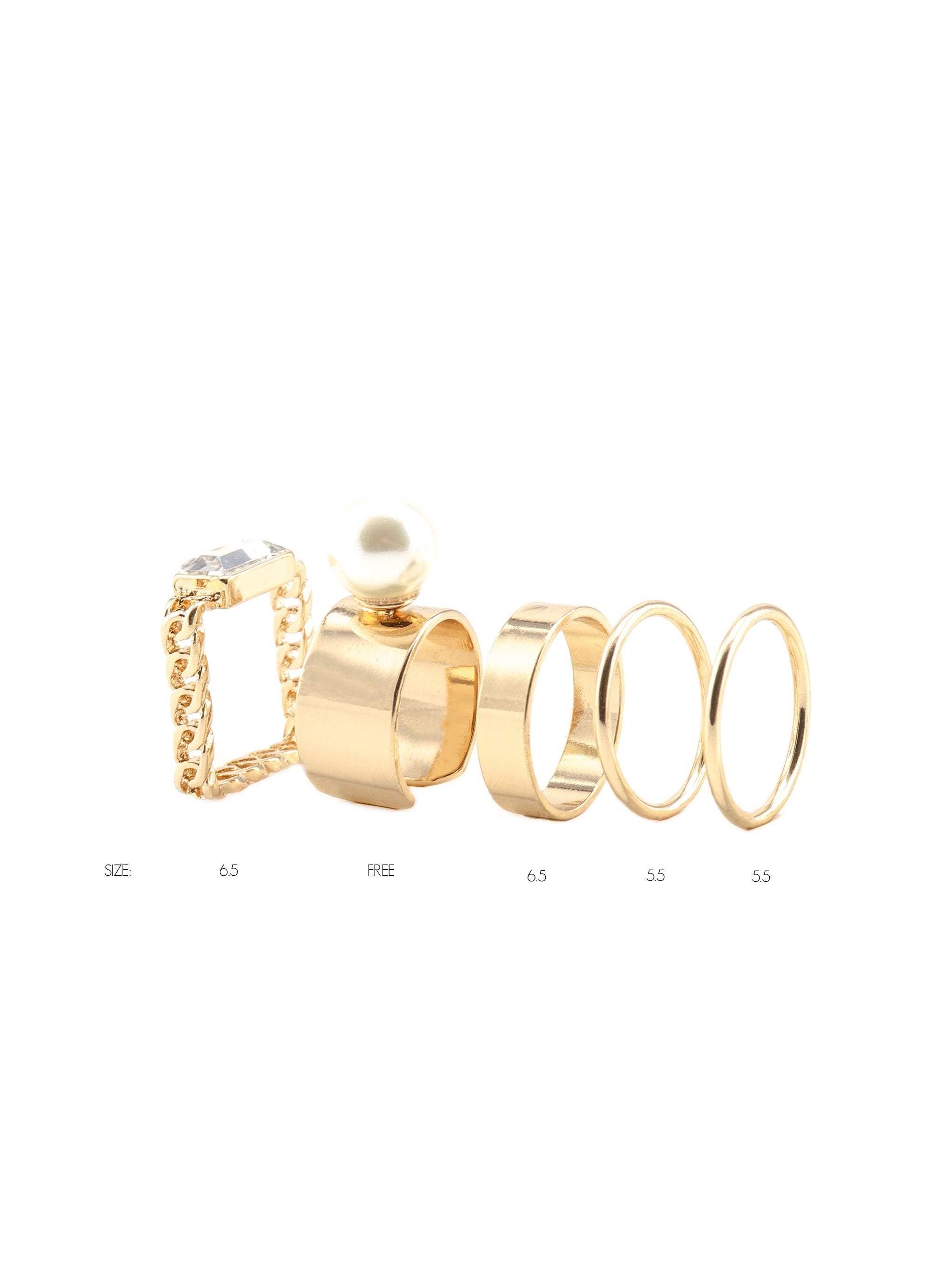 MILANA RING SET - Simplique Mode