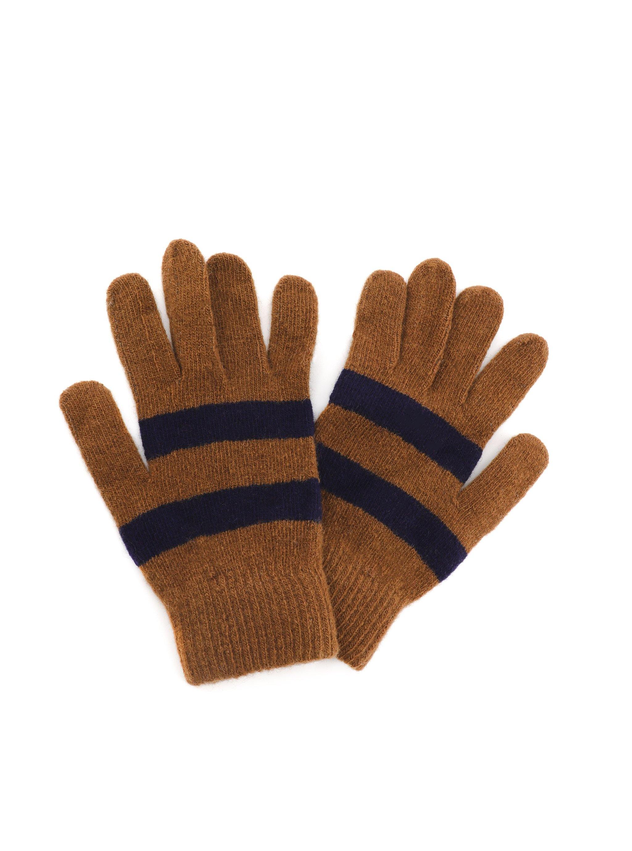 PRESLEY STRIPE KNIT GLOVES - Simplique Mode
