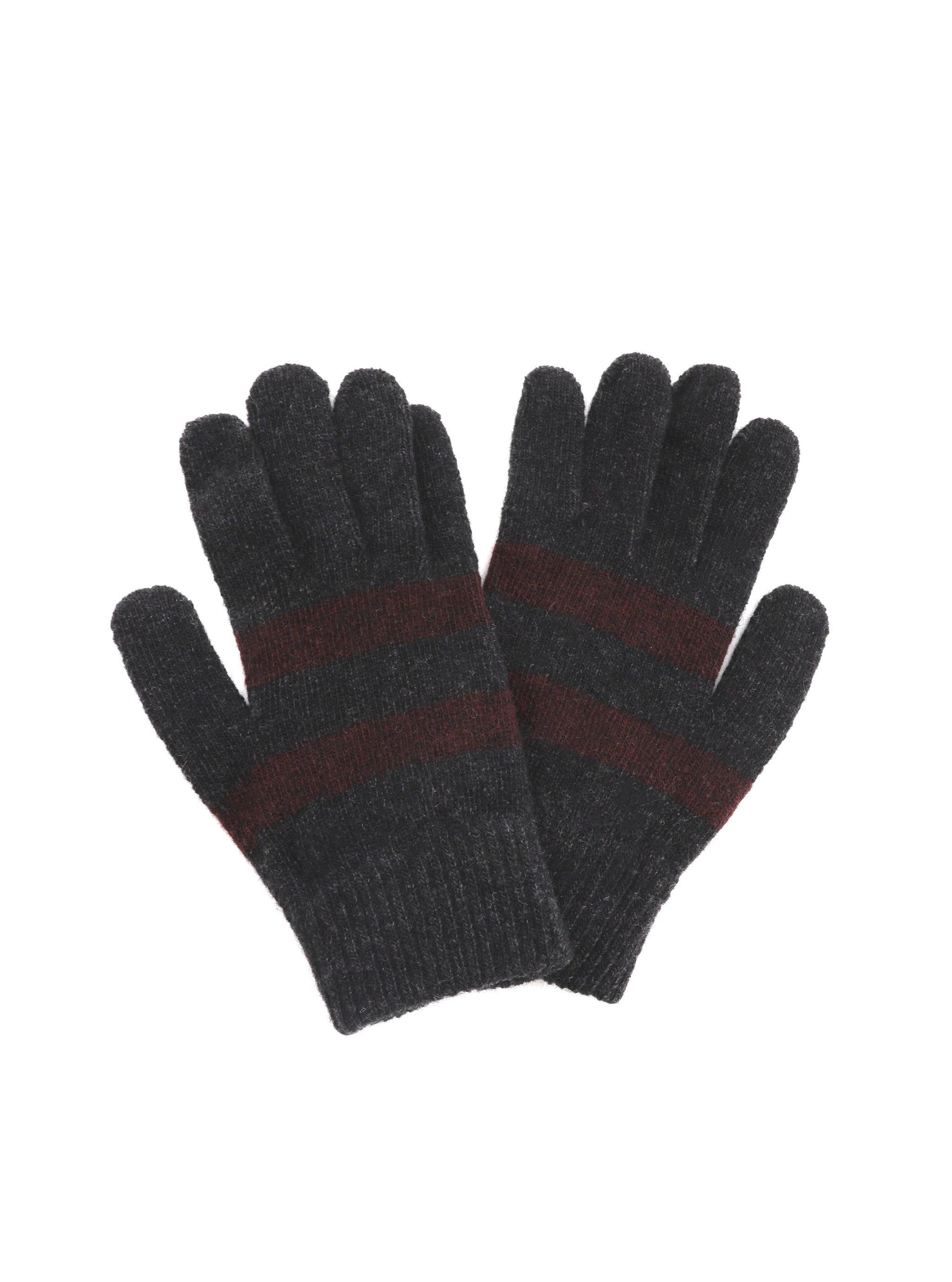 PRESLEY STRIPE KNIT GLOVES - Simplique Mode