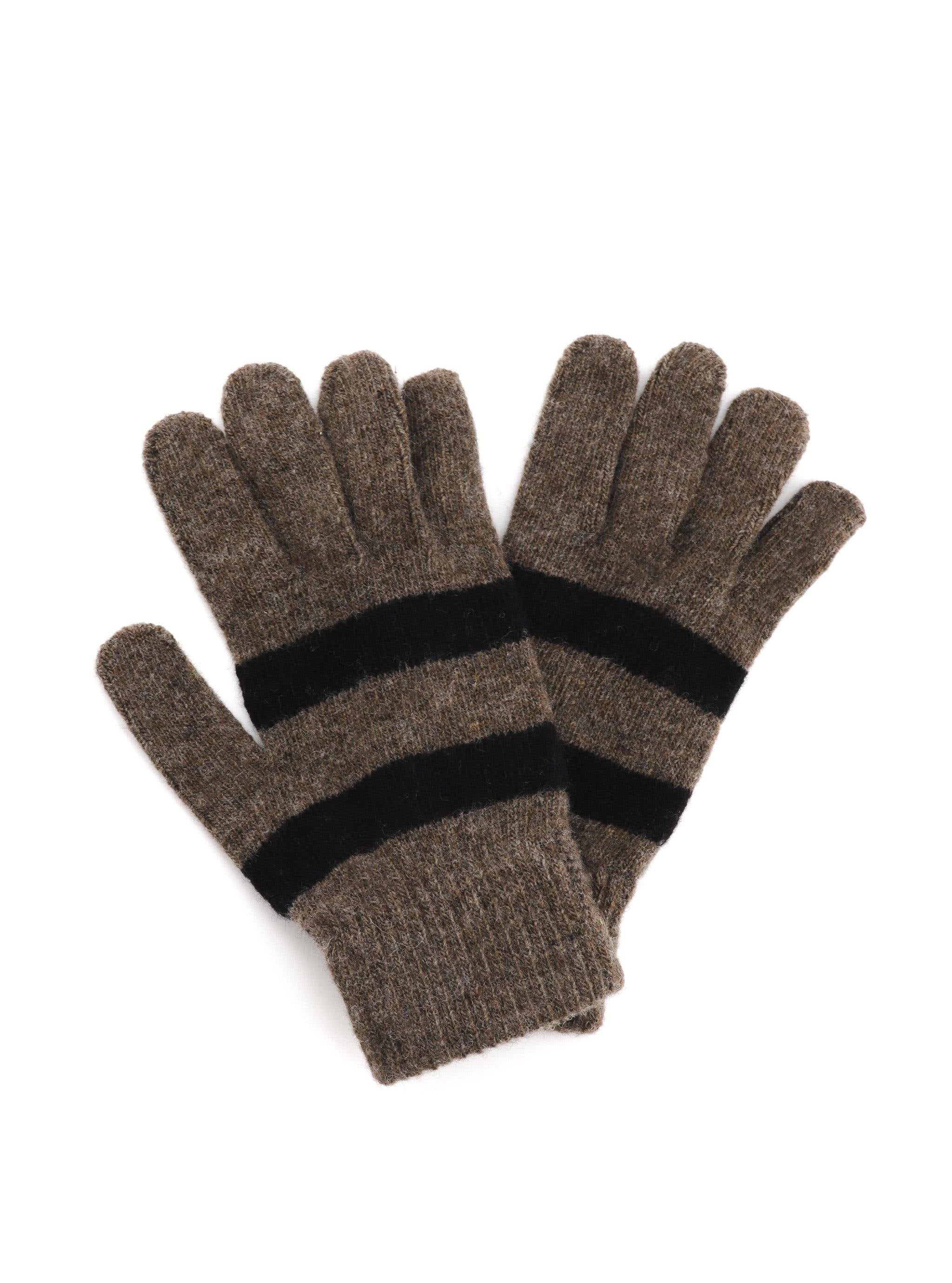 PRESLEY STRIPE KNIT GLOVES - Simplique Mode