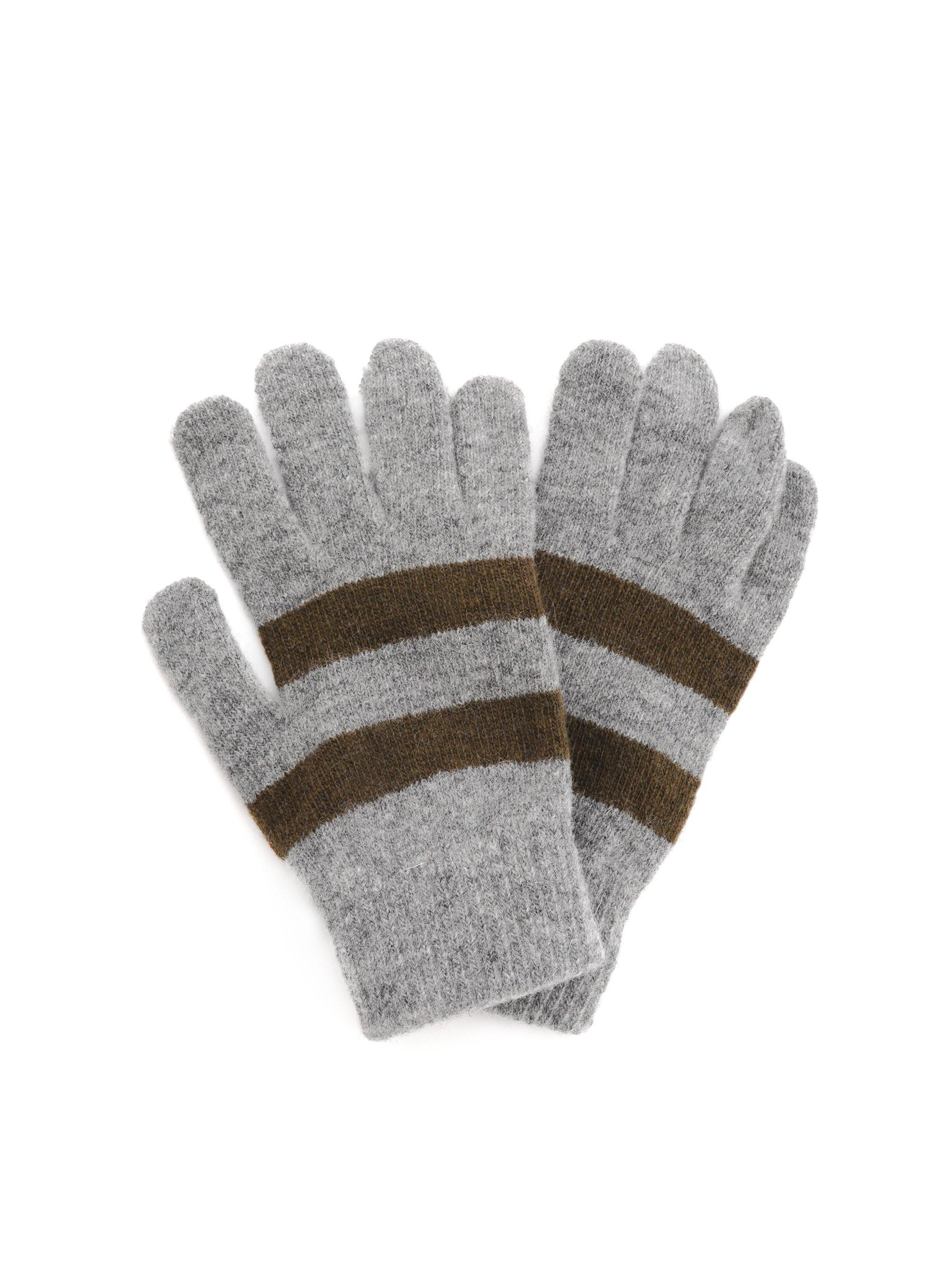 PRESLEY STRIPE KNIT GLOVES - Simplique Mode