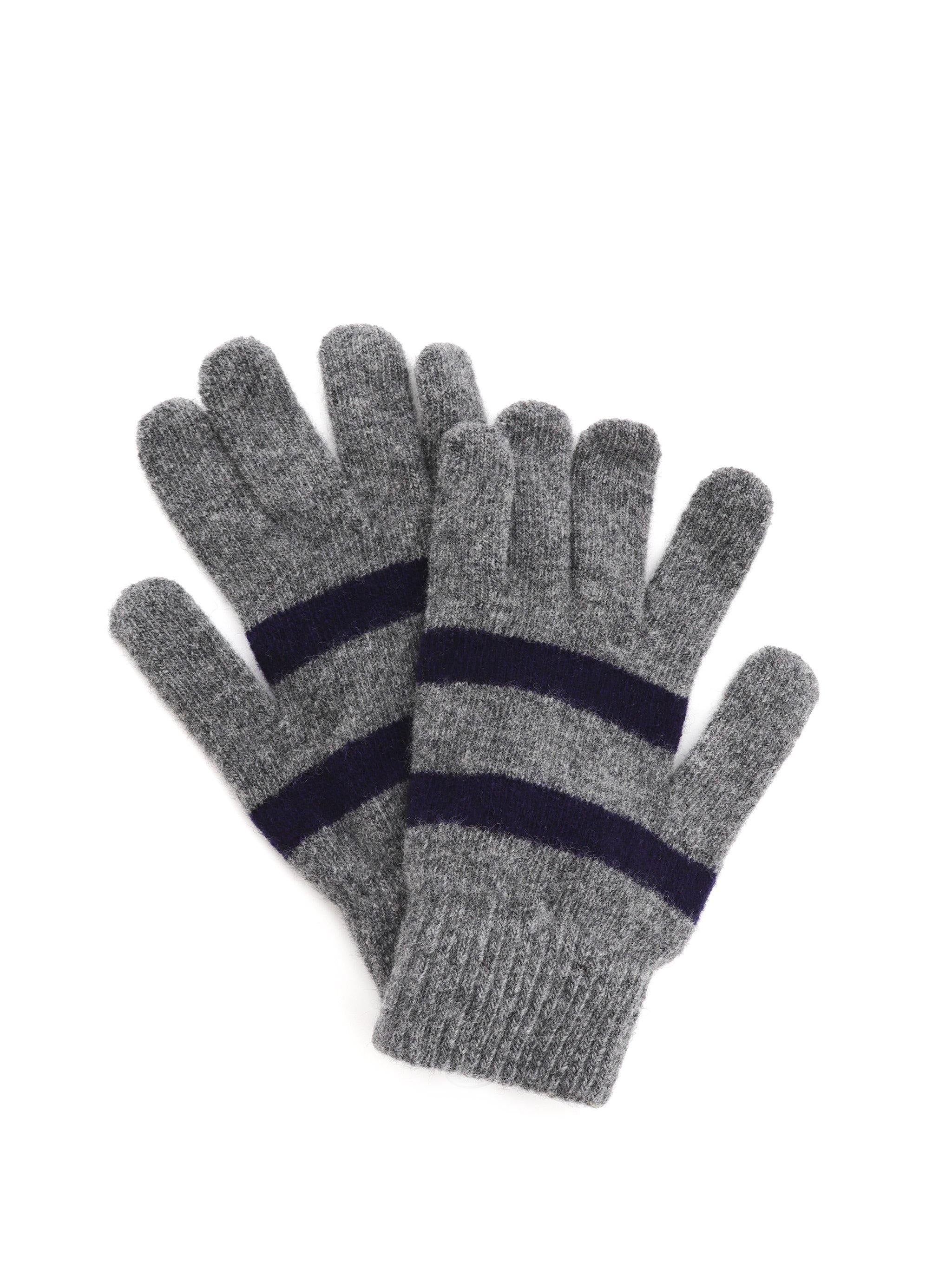 PRESLEY STRIPE KNIT GLOVES - Simplique Mode