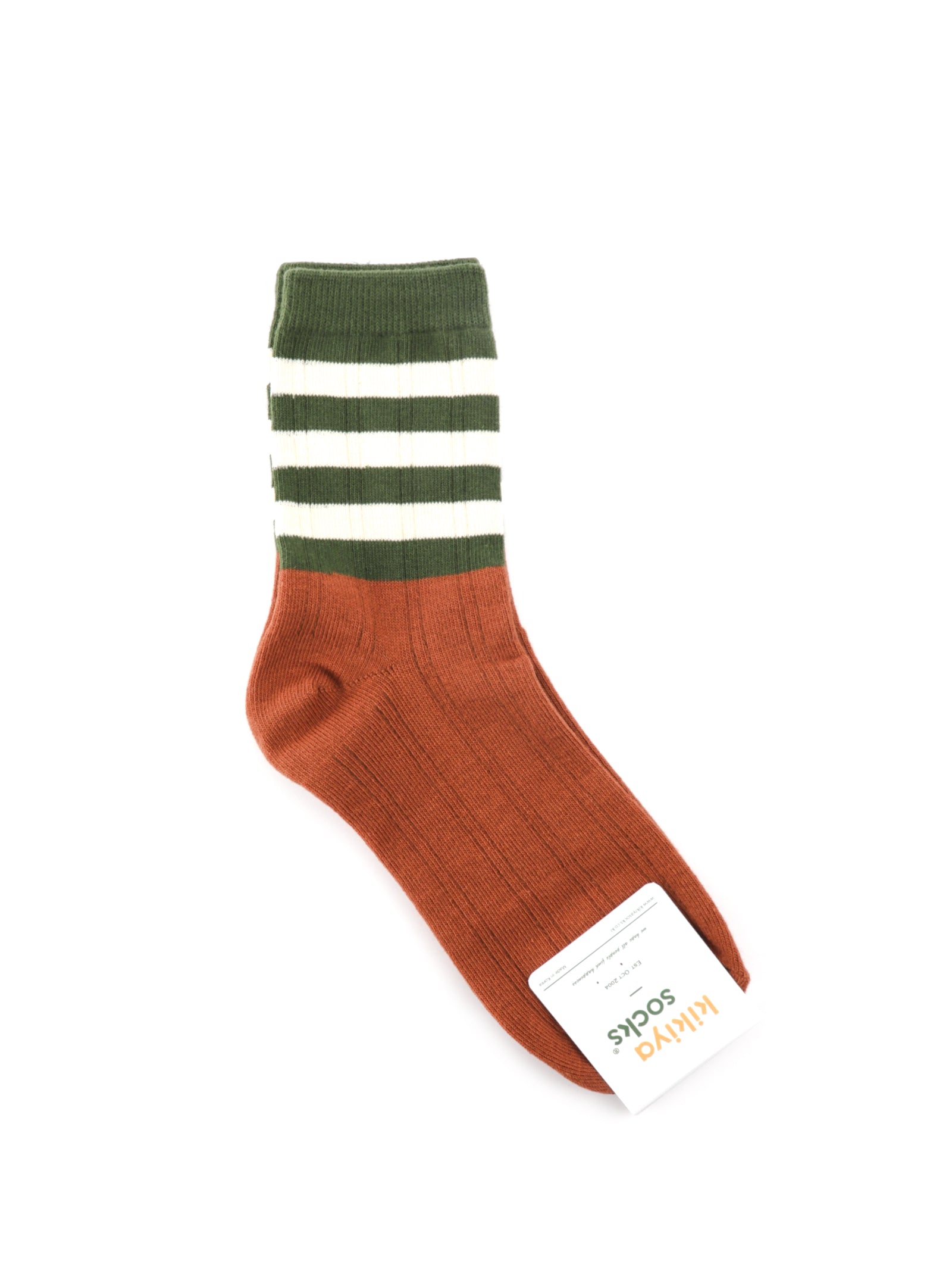 PELIA CONTRAST STRIPE SOCKS