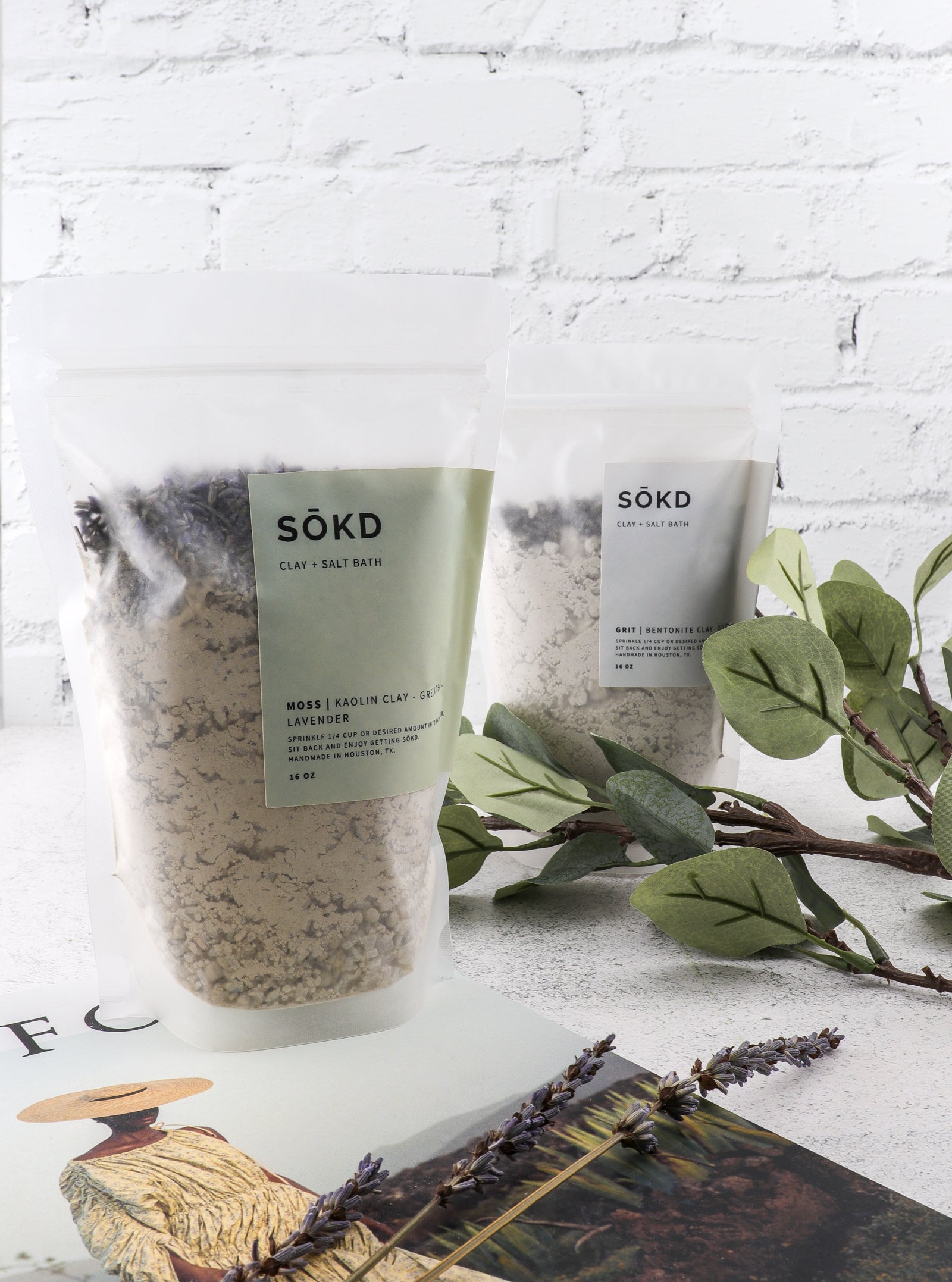 CLAY + SALT BATH POWDER