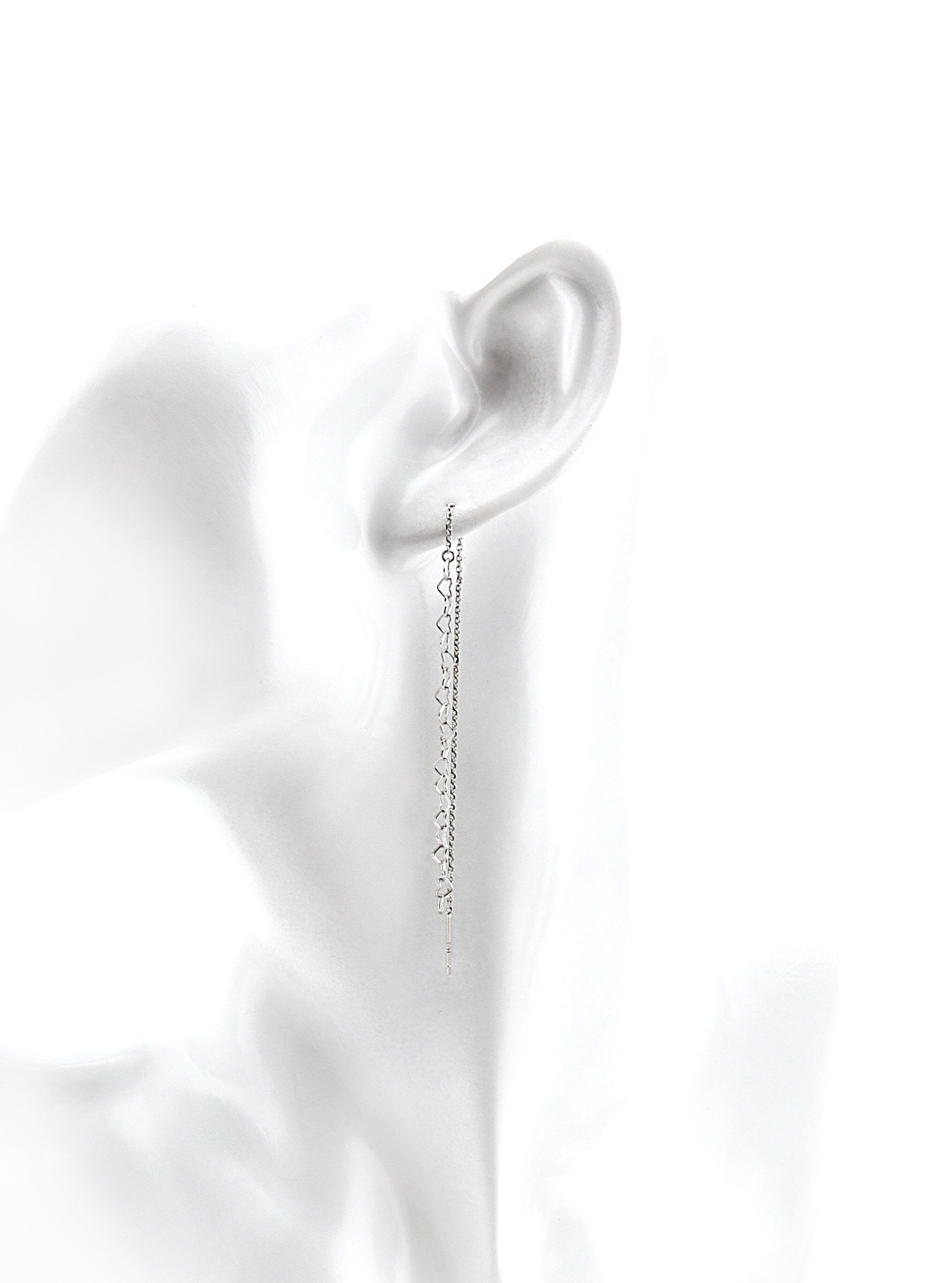 KACIE SILVER EARRINGS - Simplique Mode