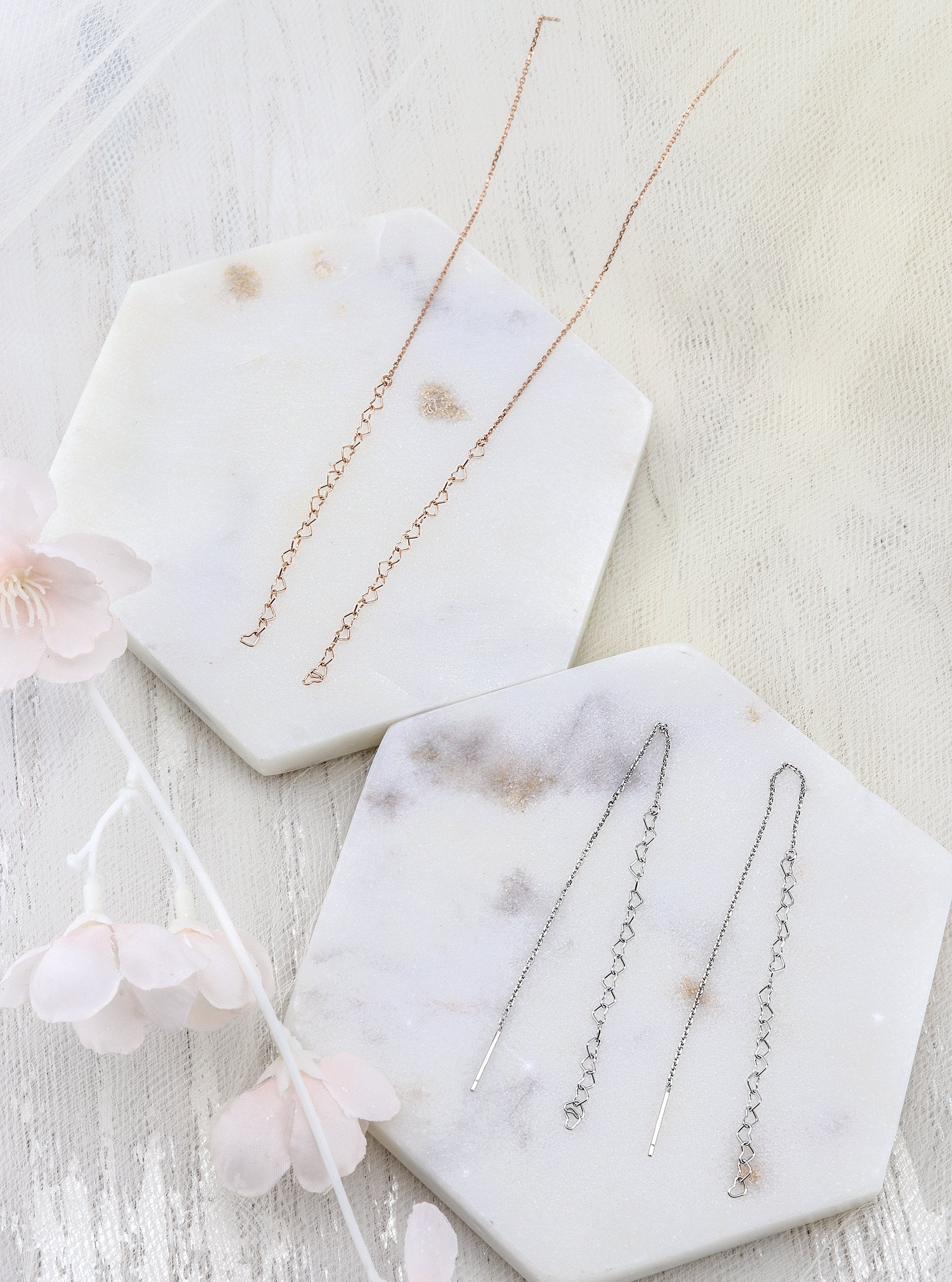 KACIE SILVER EARRINGS - Simplique Mode