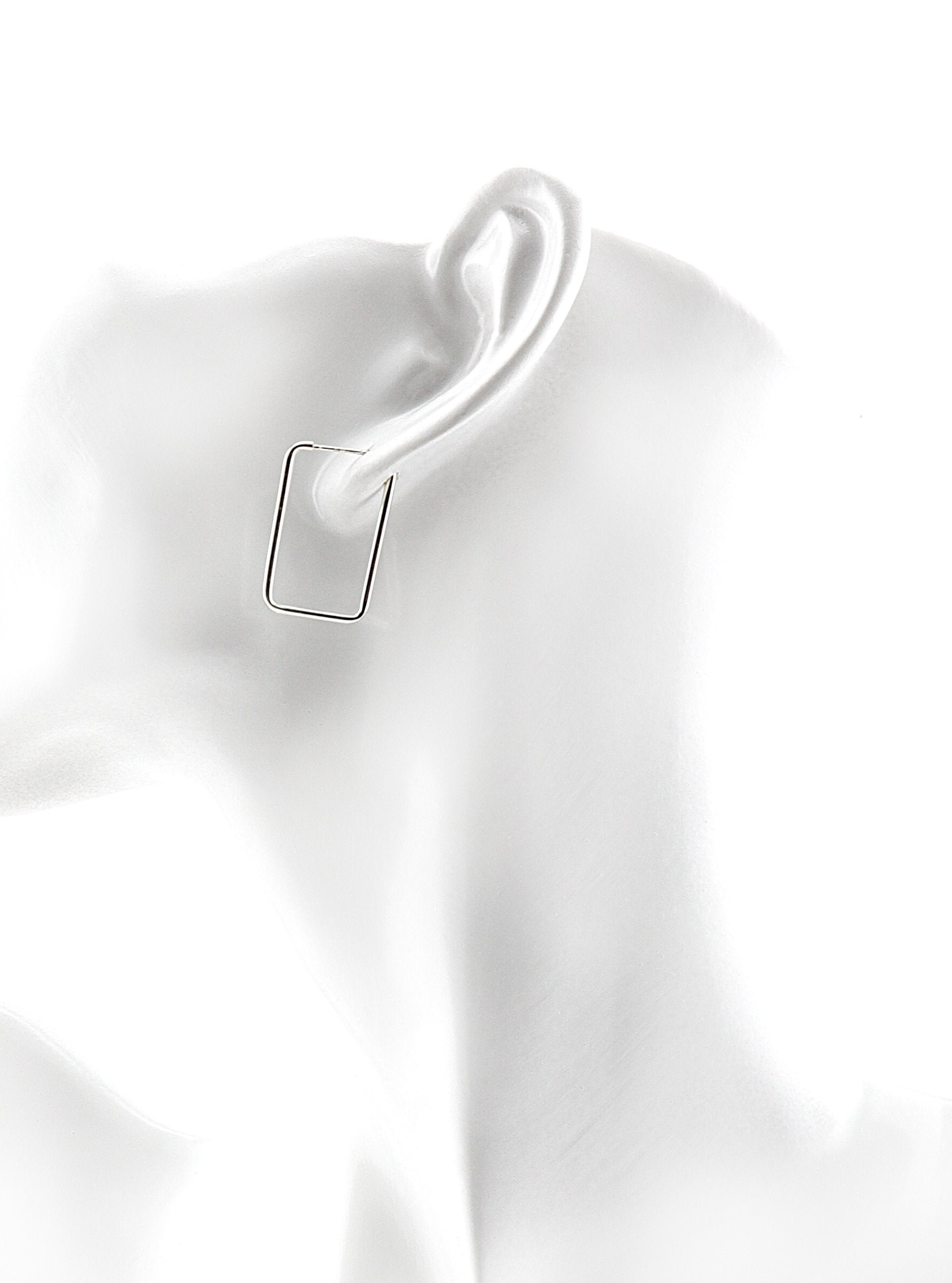 KATHRYN SILVER EARRINGS - Simplique Mode