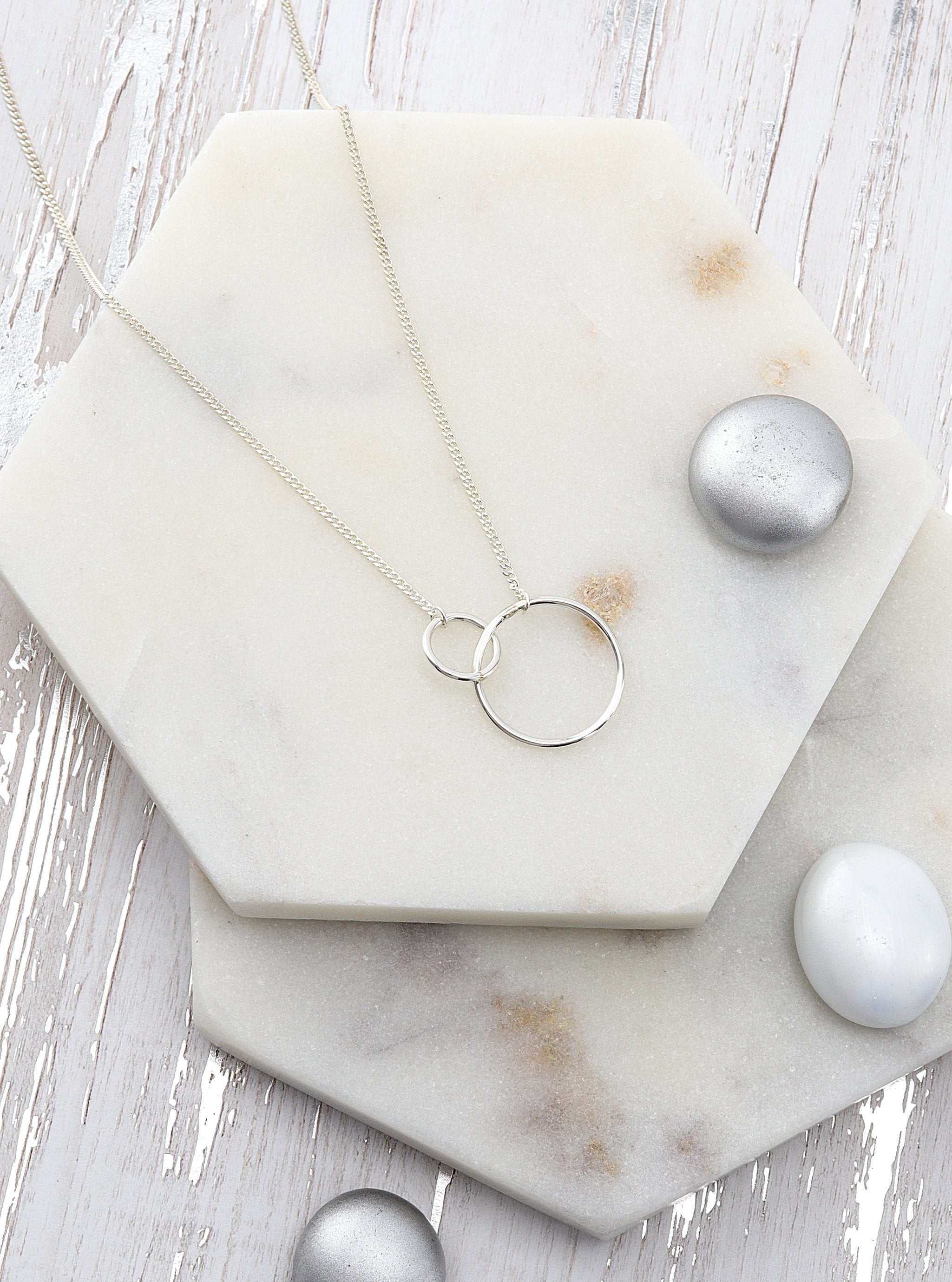 KATE SILVER NECKLACE - Simplique Mode