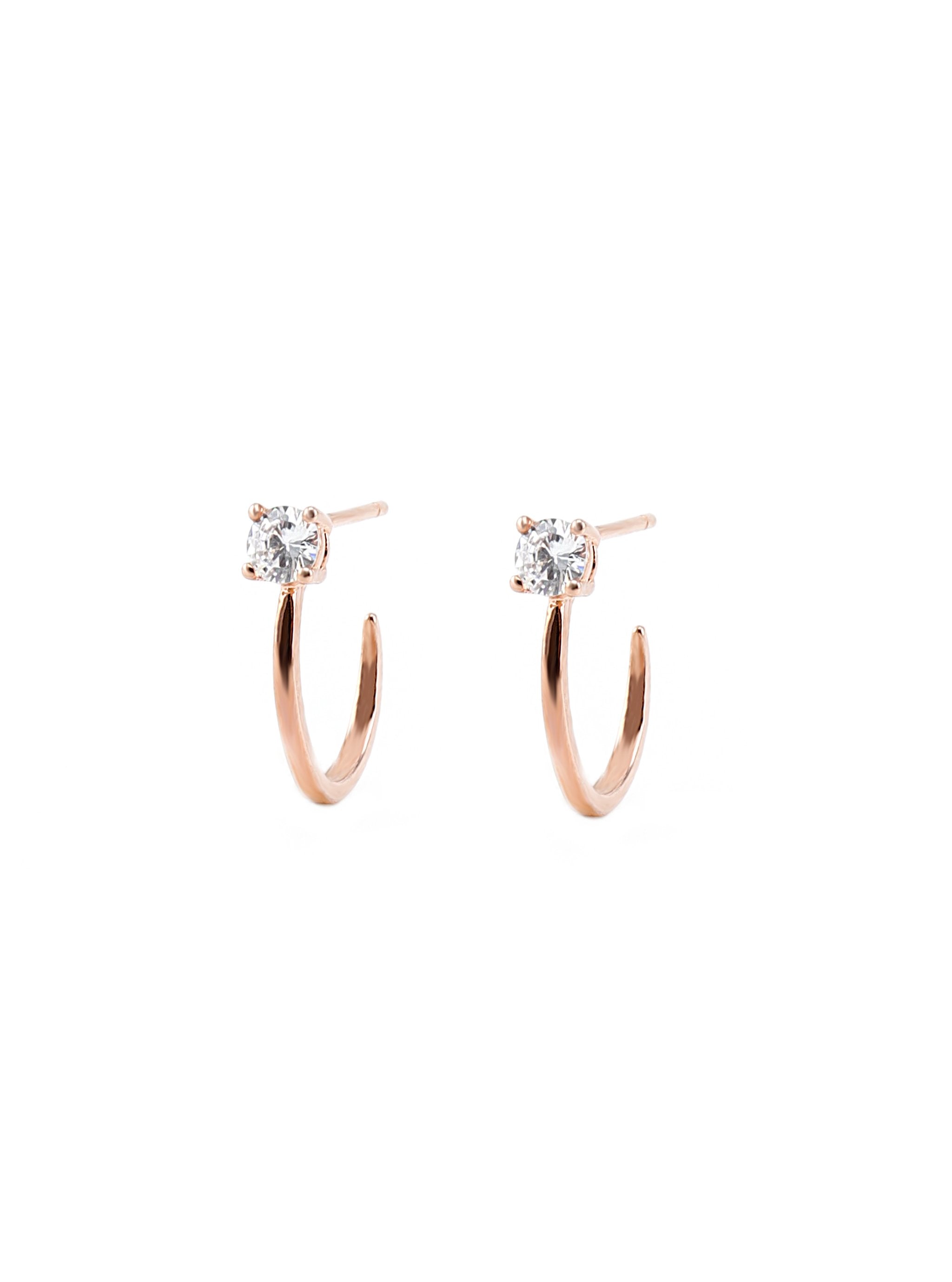 KYRA SILVER EARRINGS - Simplique Mode