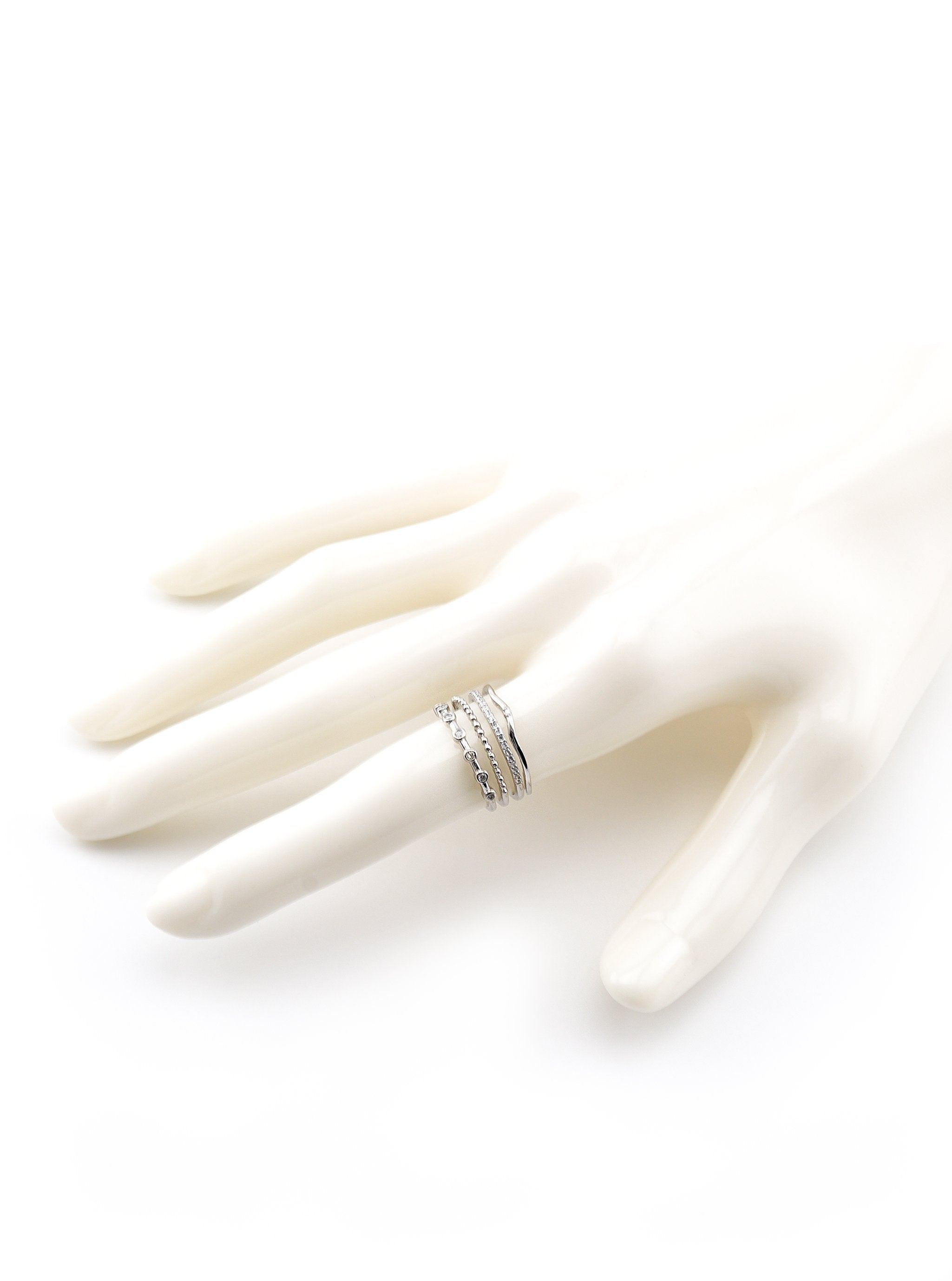 REBEKAH SILVER RING - Simplique Mode