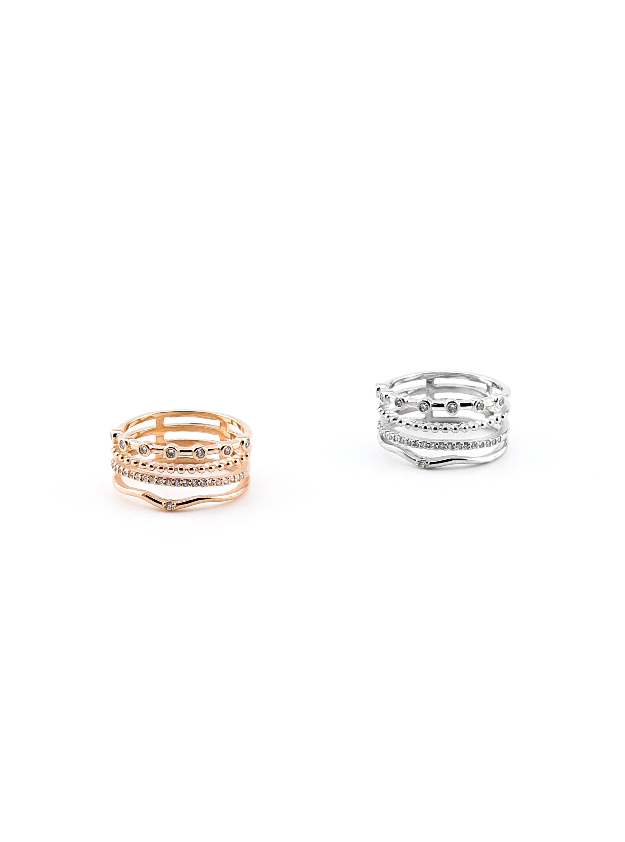 REBEKAH SILVER RING - Simplique Mode