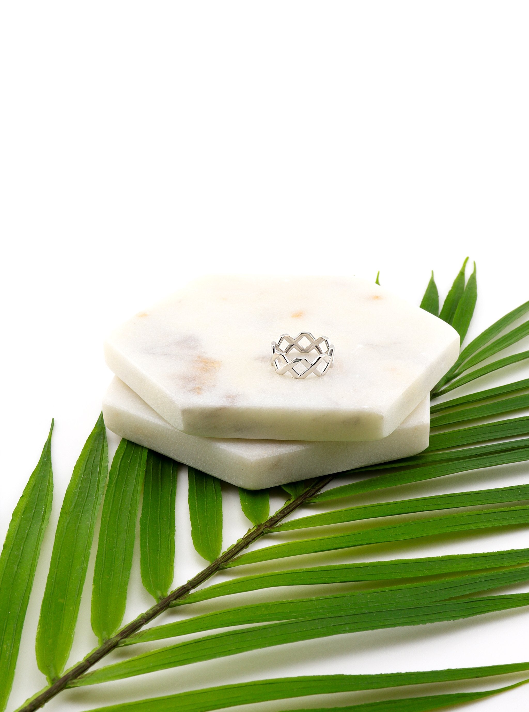 RAEANNE SILVER RING - Simplique Mode