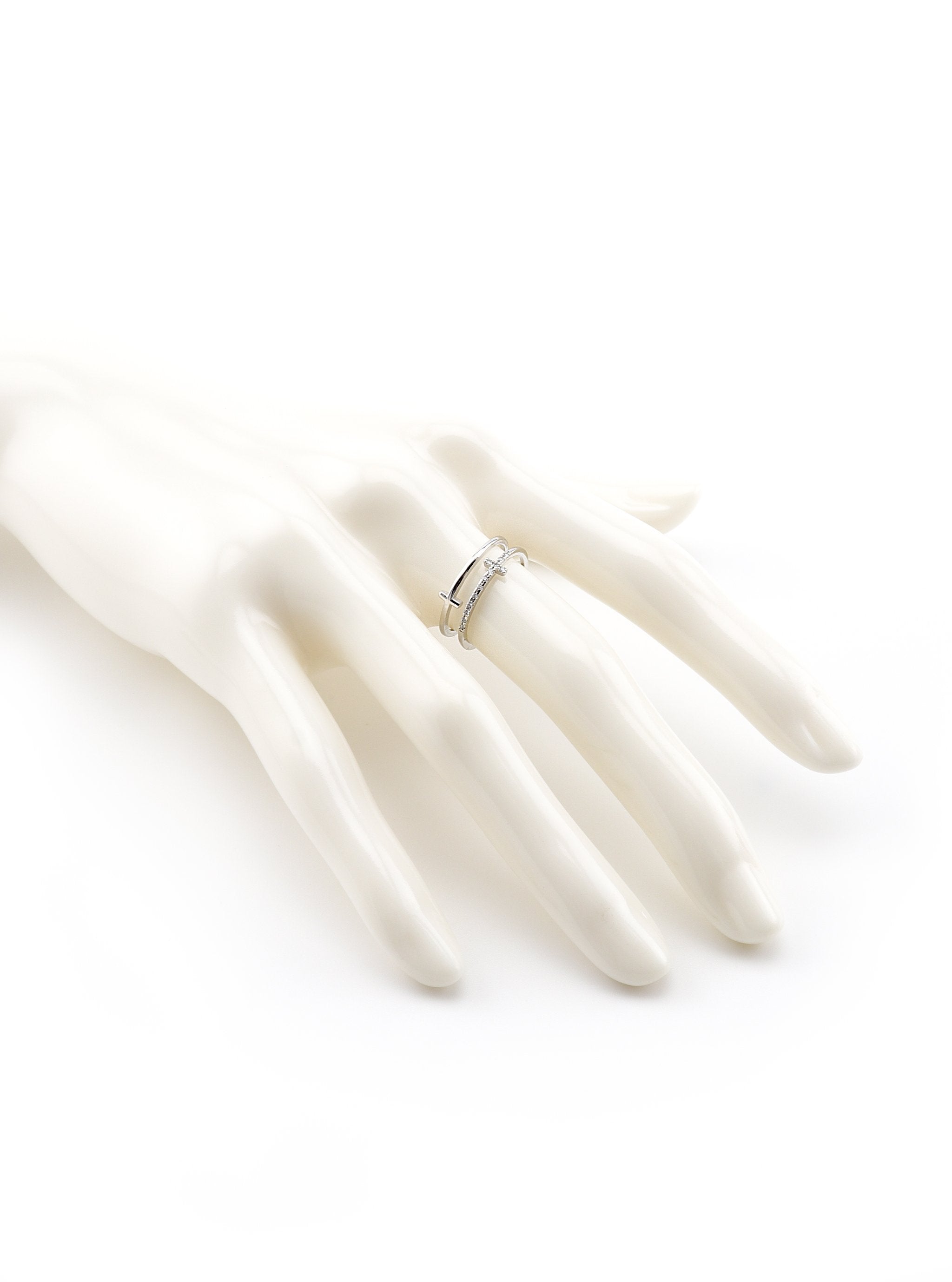 RAYN SILVER RING - Simplique Mode