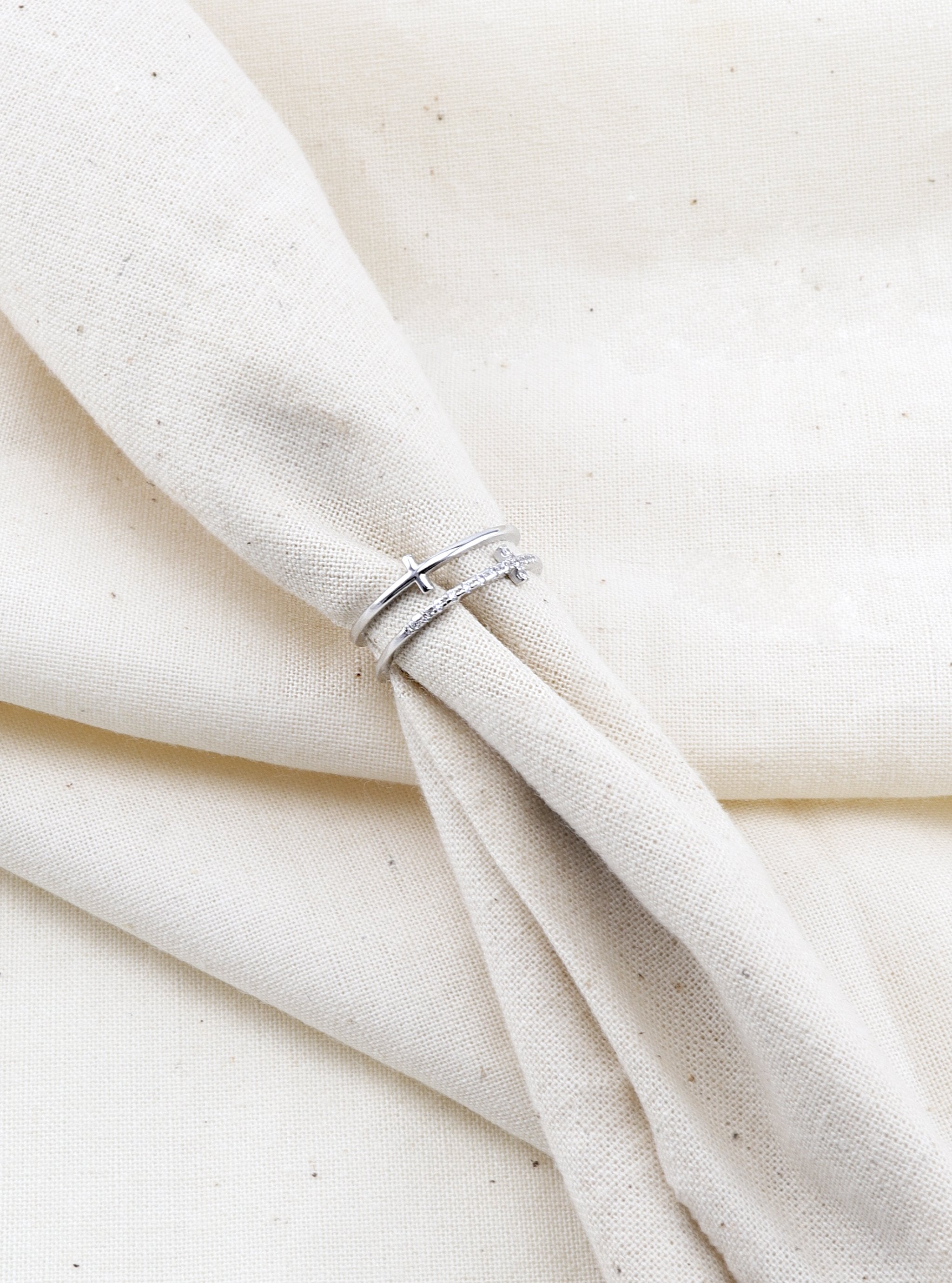 RAYN SILVER RING - Simplique Mode