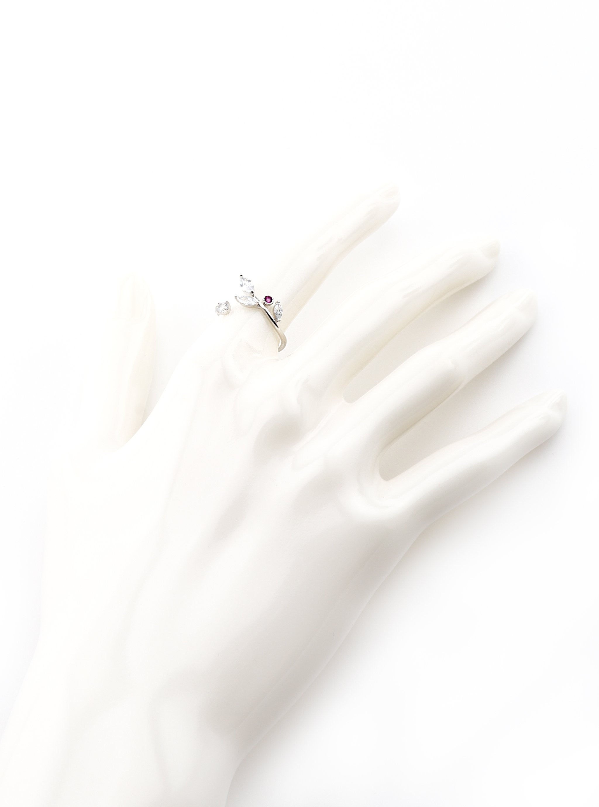 ROSALEEN SILVER RING - Simplique Mode