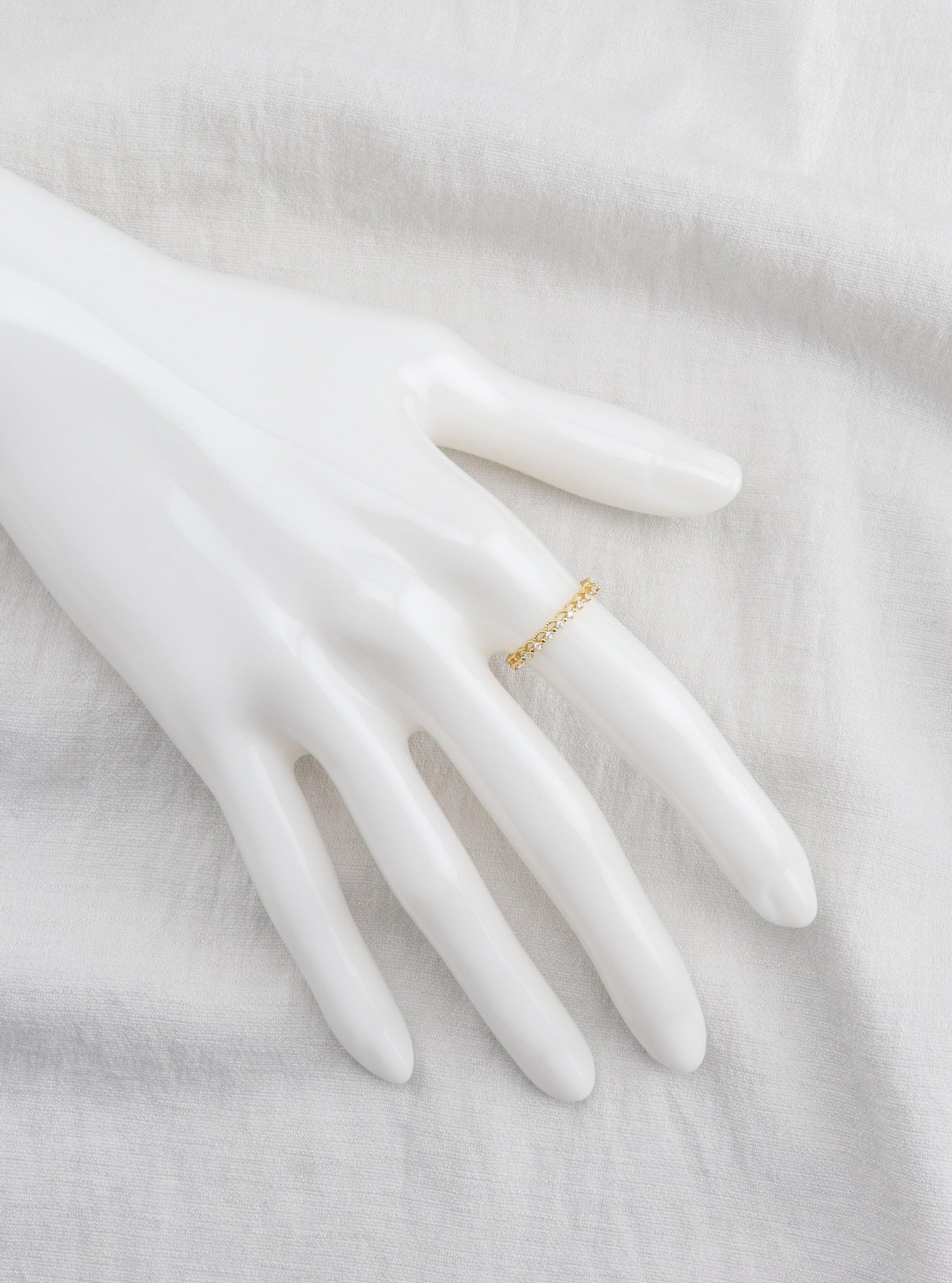 ROSLYN SILVER RING - Simplique Mode