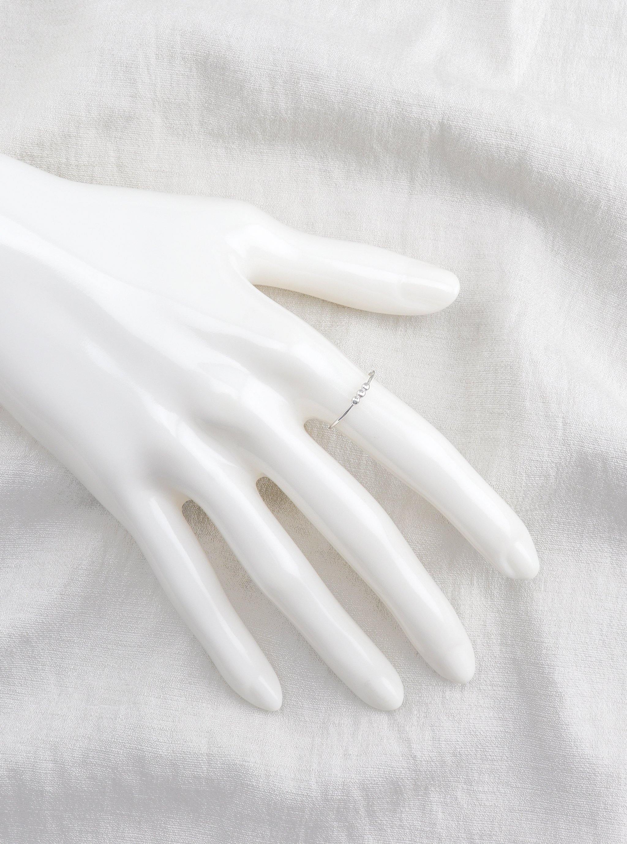 RIVKA SILVER RING - Simplique Mode