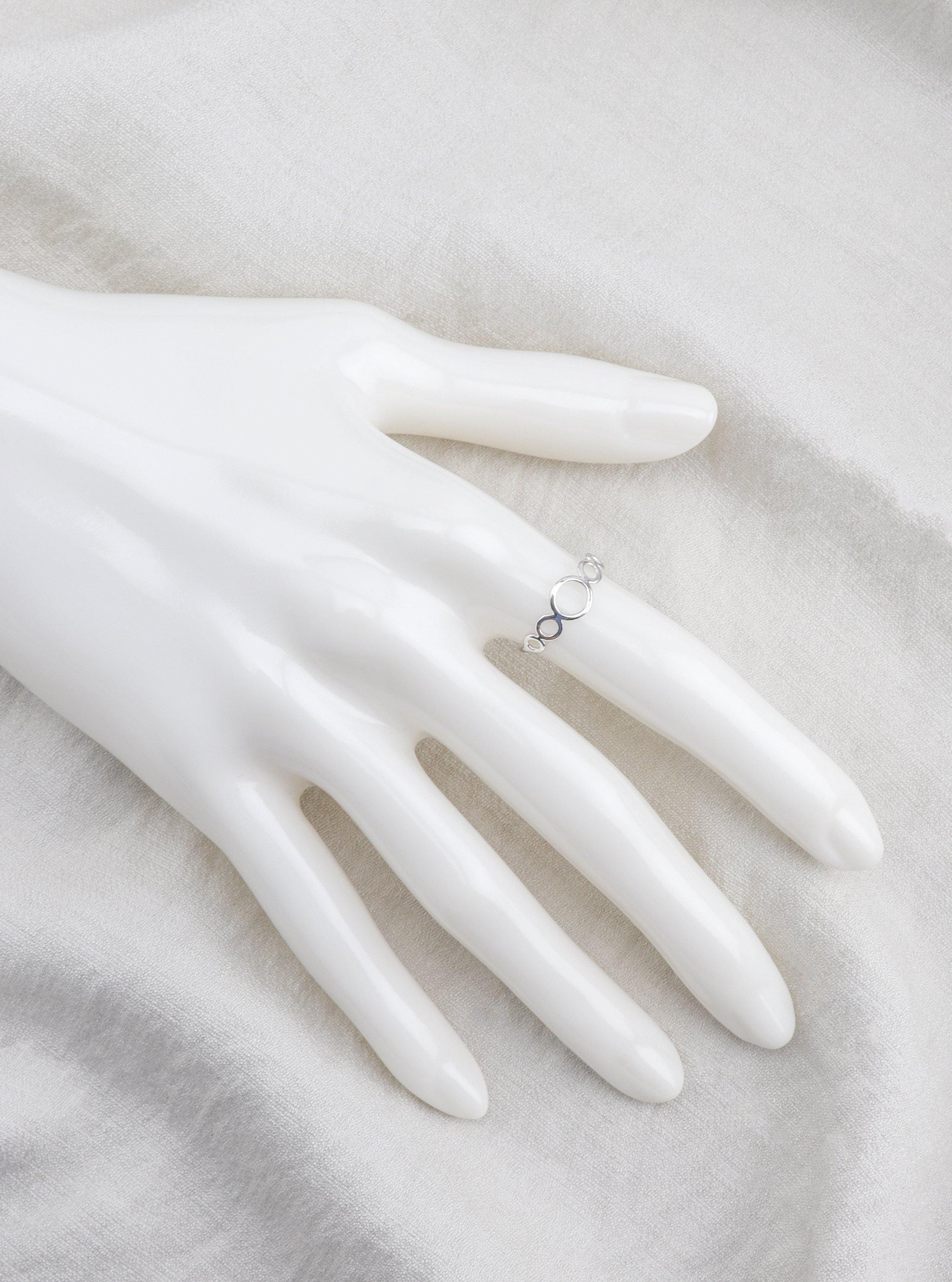 REECE SILVER RING - Simplique Mode