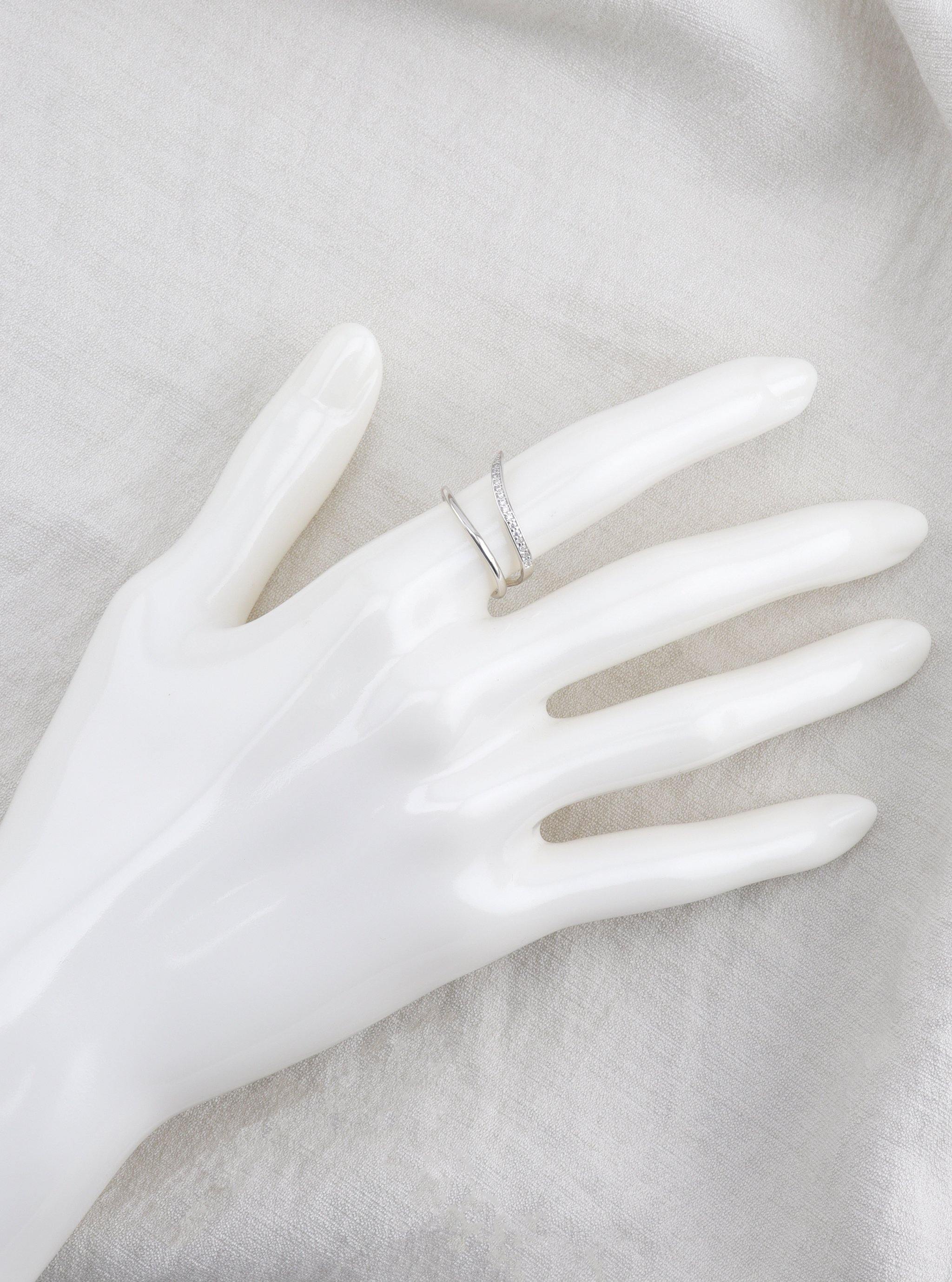 RAVINA SILVER RING - Simplique Mode