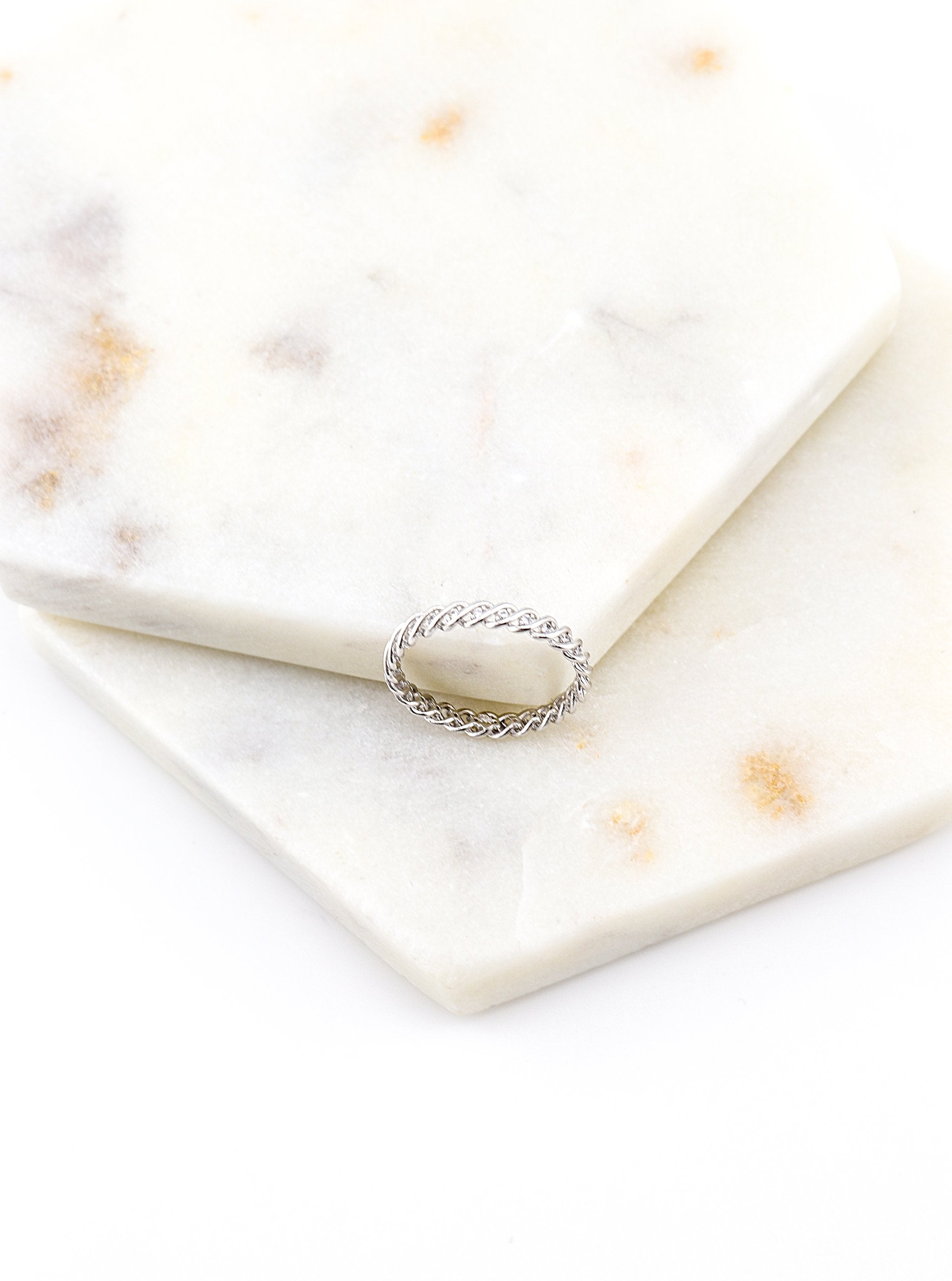 RENEE SILVER RING - Simplique Mode