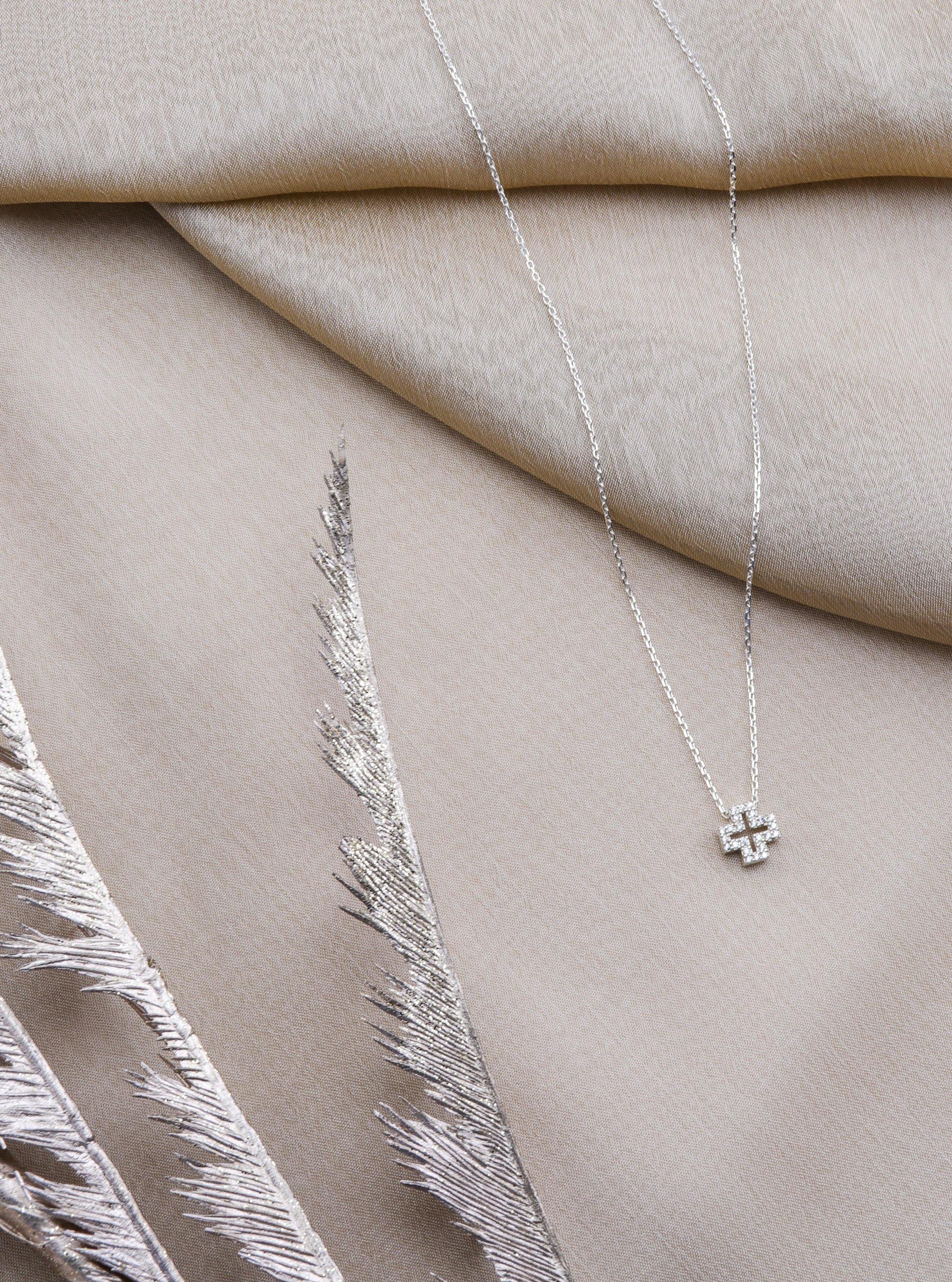 KALAN SILVER NECKLACE - Simplique Mode