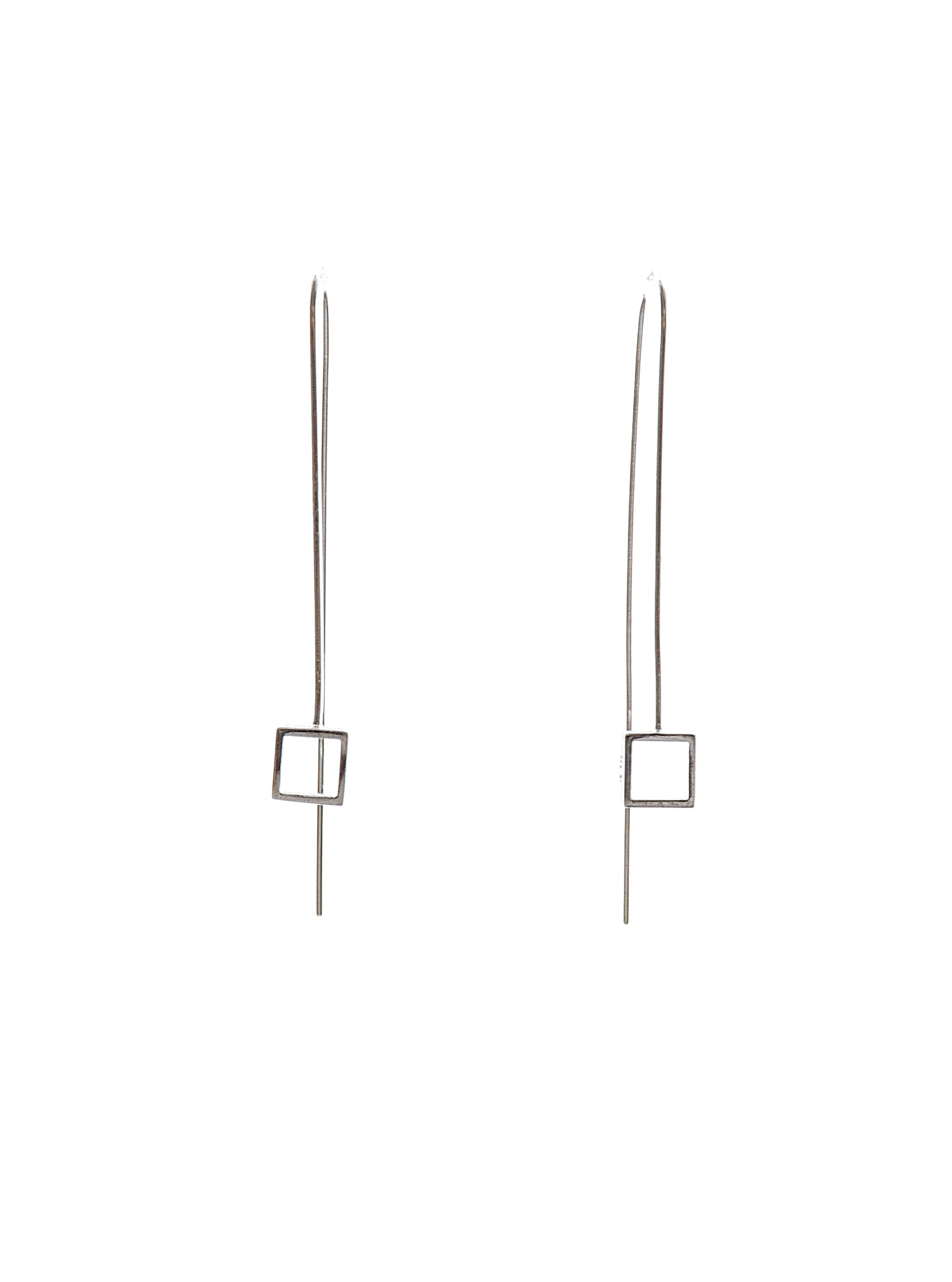 KENNA SILVER EARRINGS - Simplique Mode