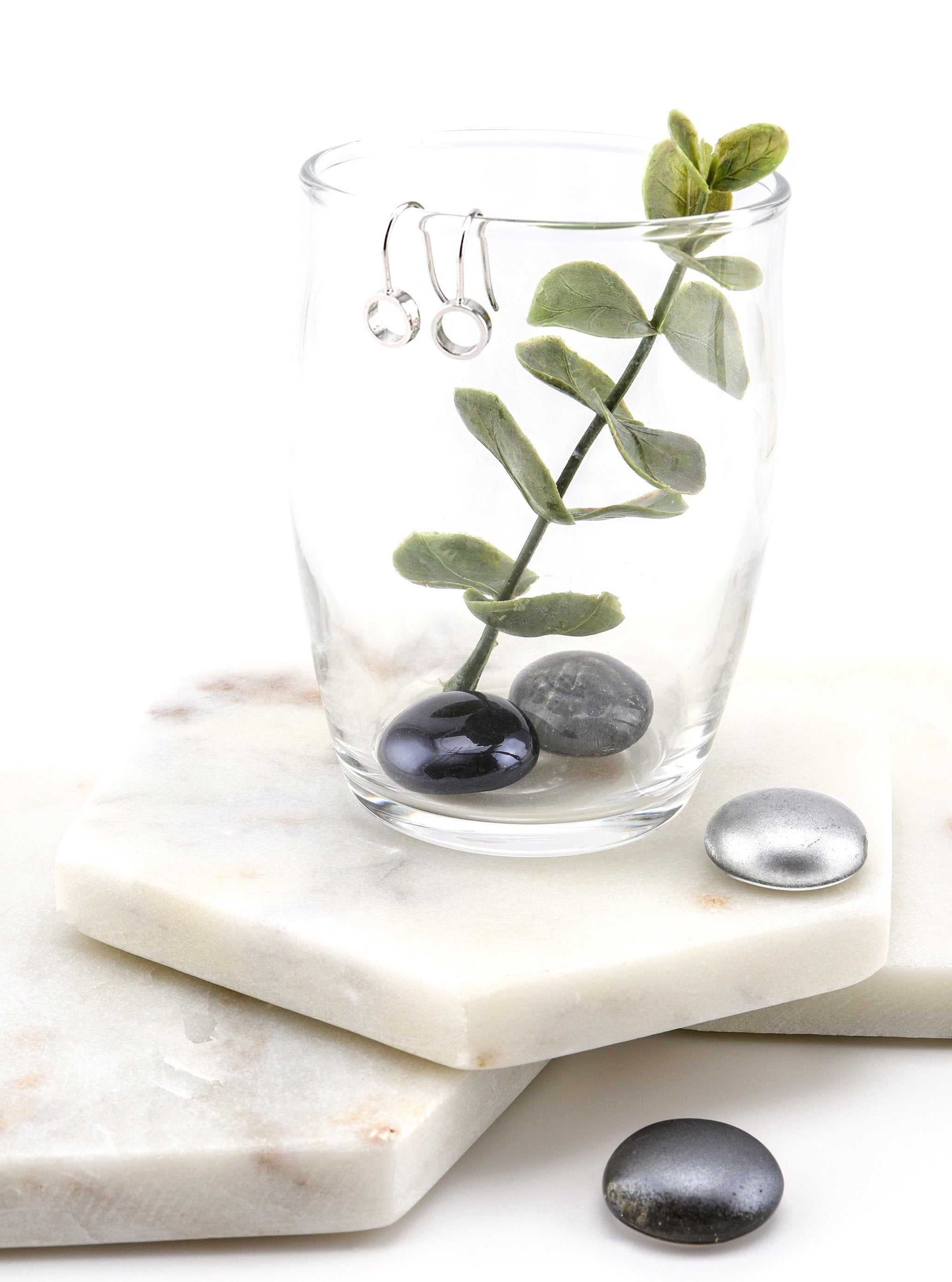 KEYLA SILVER EARRINGS - Simplique Mode