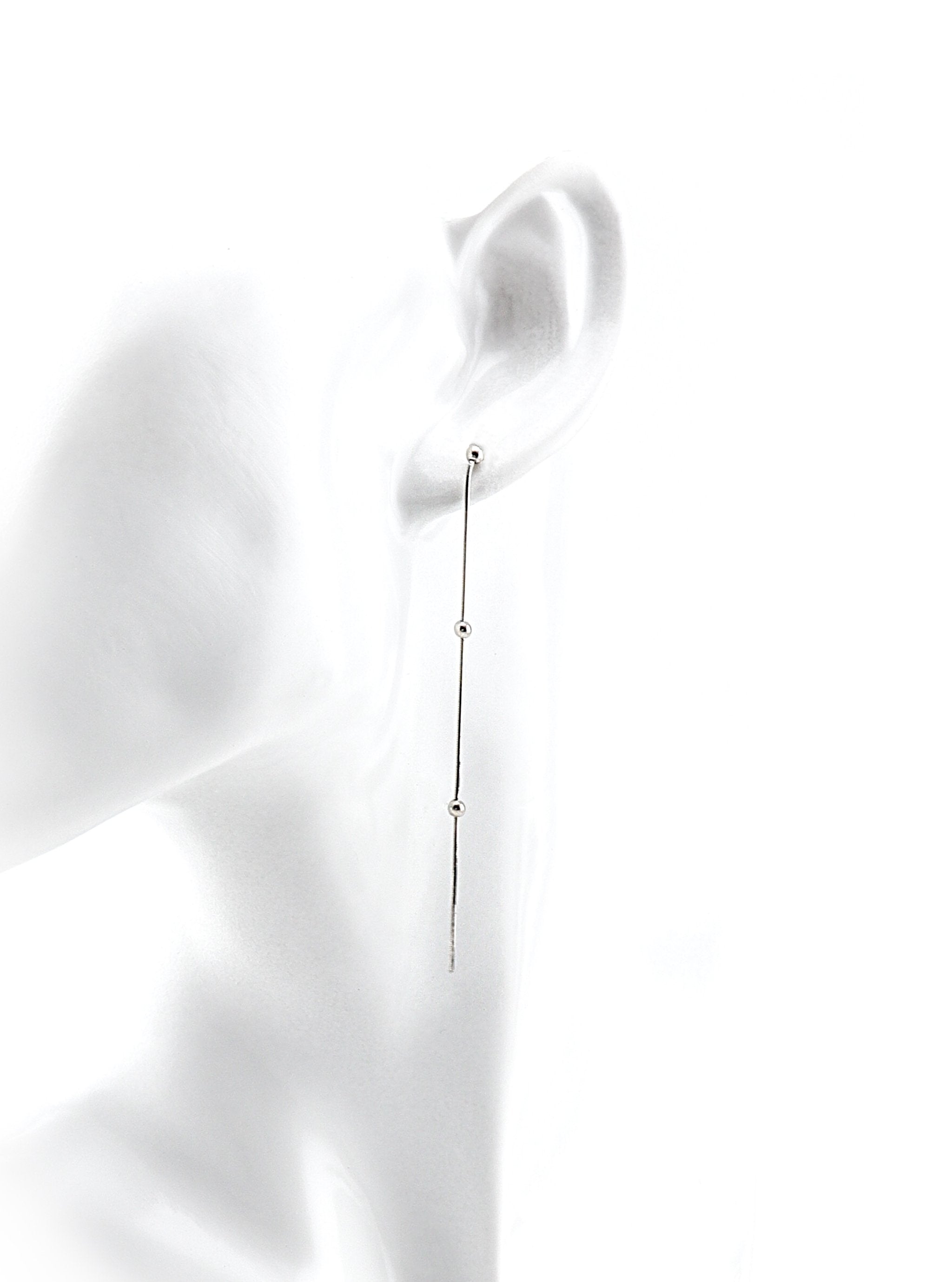 KAILEE SILVER EARRINGS - Simplique Mode