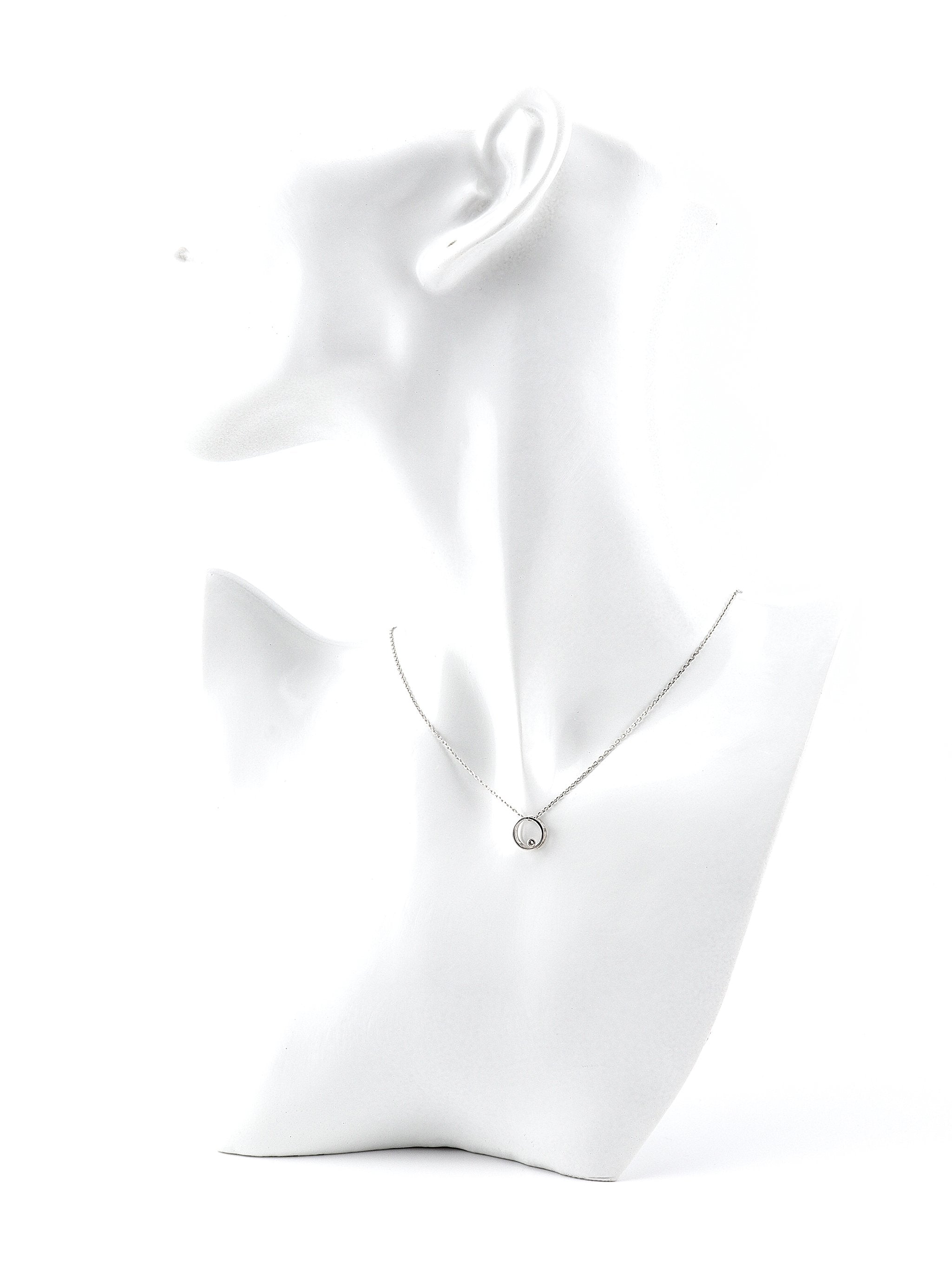 KRISTINA SILVER NECKLACE - Simplique Mode