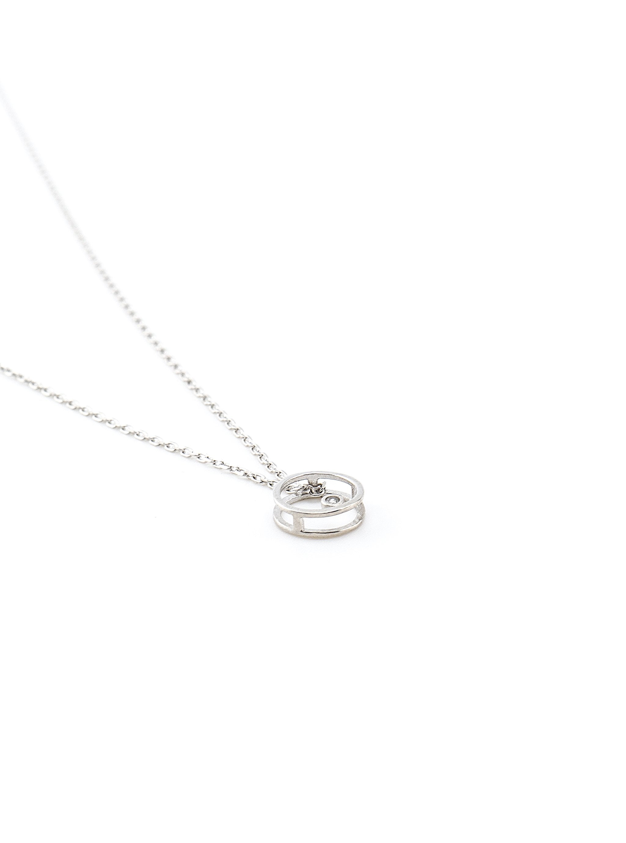 KRISTINA SILVER NECKLACE - Simplique Mode